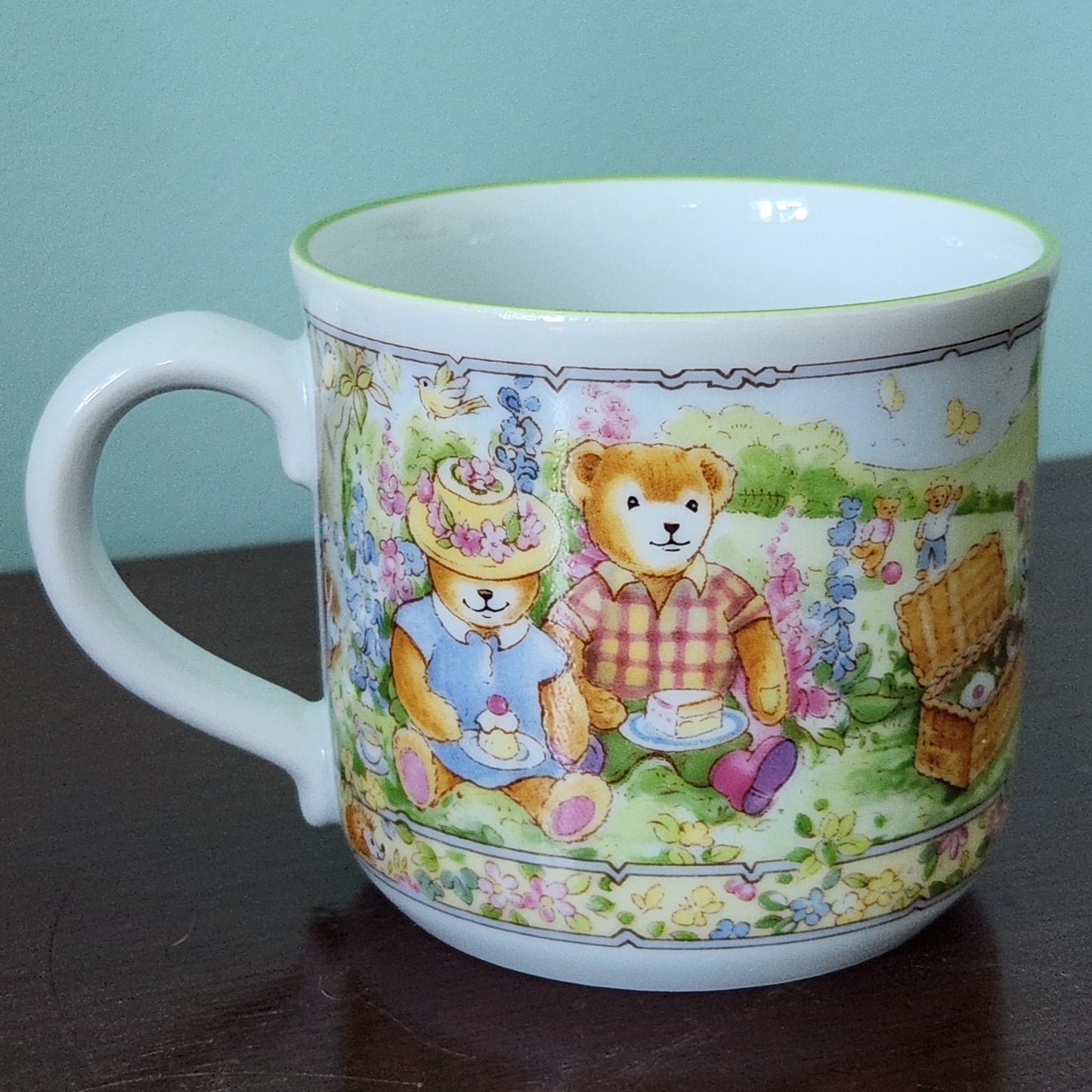 Royal Worcester Vintage 1993 Wooster Bear Child's Cup Collectible Ceramic Mug
