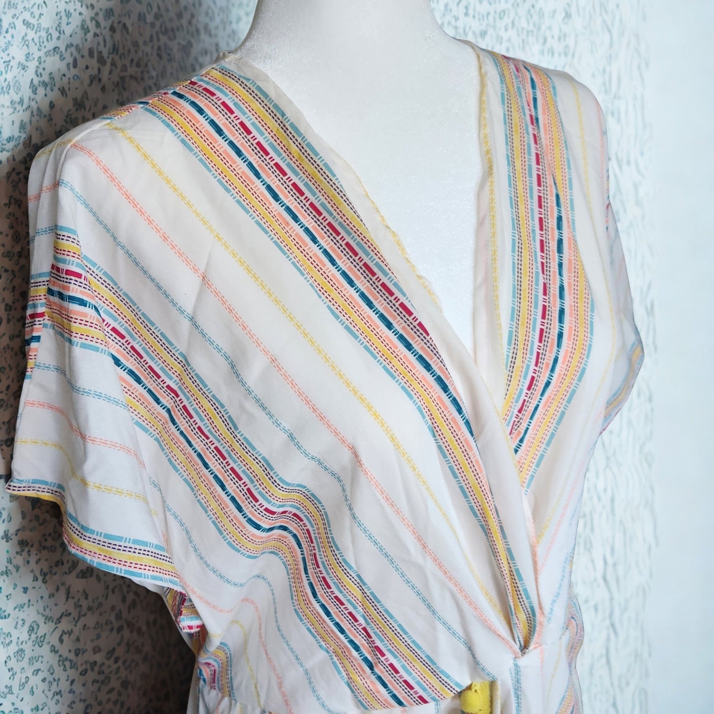 America & Beyond Women's Rainbow Sunshine Maxi Beach Cover-up Size XL