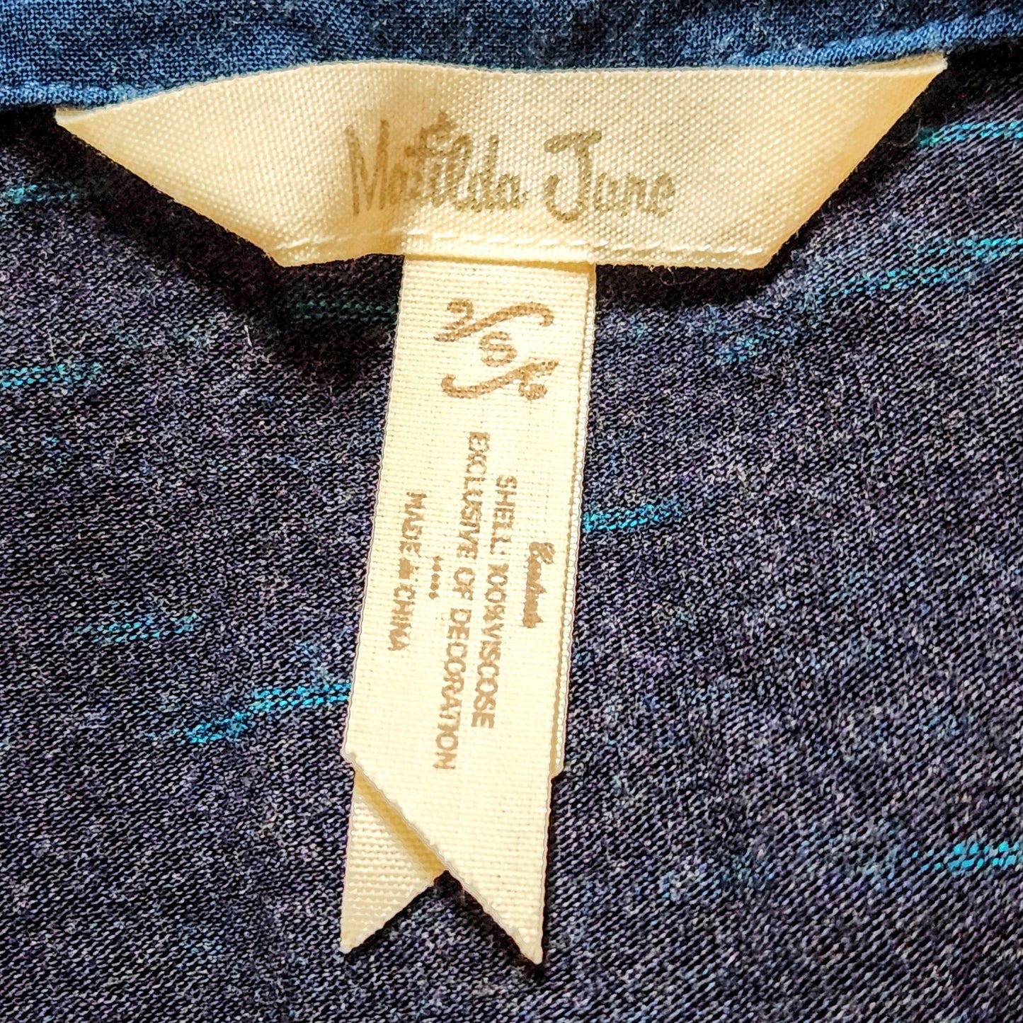 Matilda Jane Deep Water Blue T-shirt Maxi Dress Size S