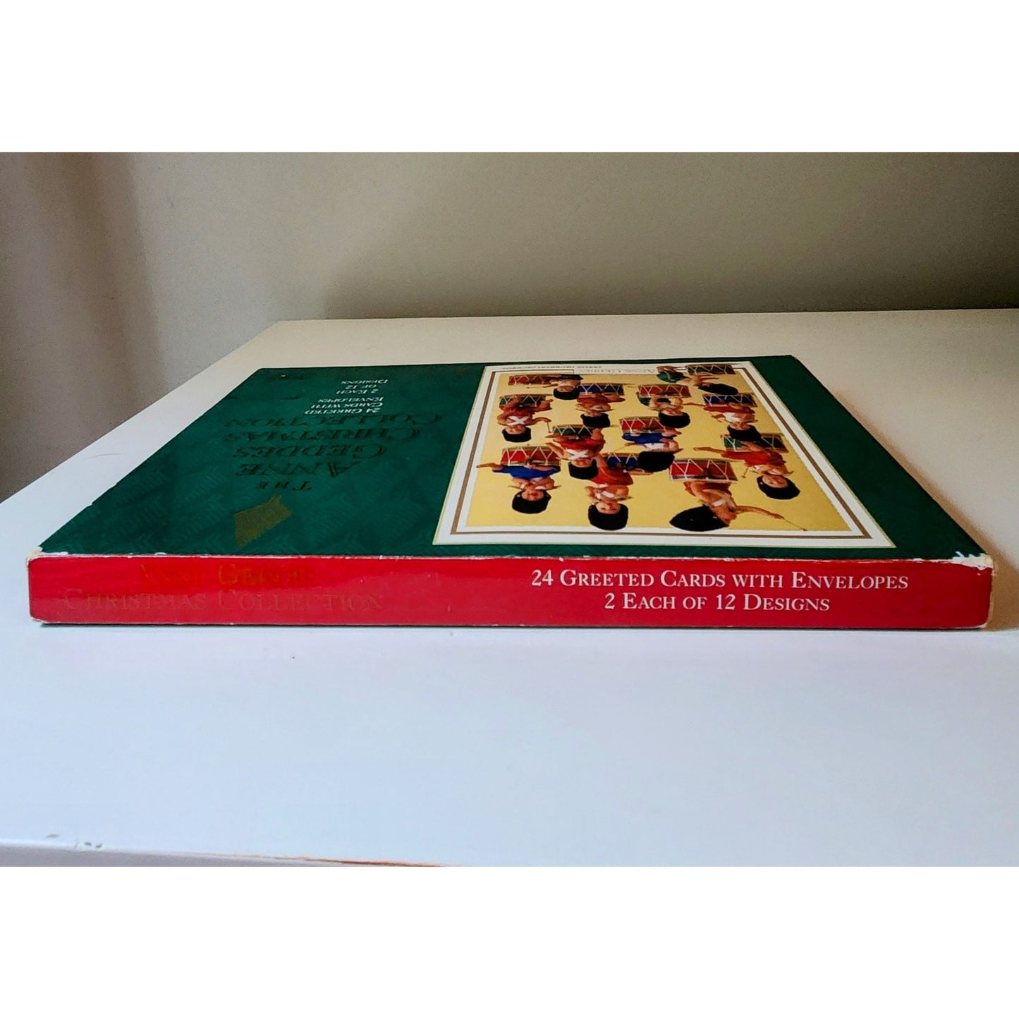 Anne Geddes Christmas Card Set – Vintage 1990s Greeting Cards Boxed Set – 24 Unused Cards w/ Envelopes – “Twelve Days of Christmas”