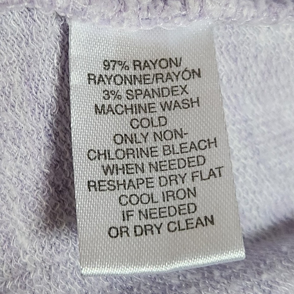 Lou & Grey Women's Purple V-neck Rayon Lounge Tee Size XL