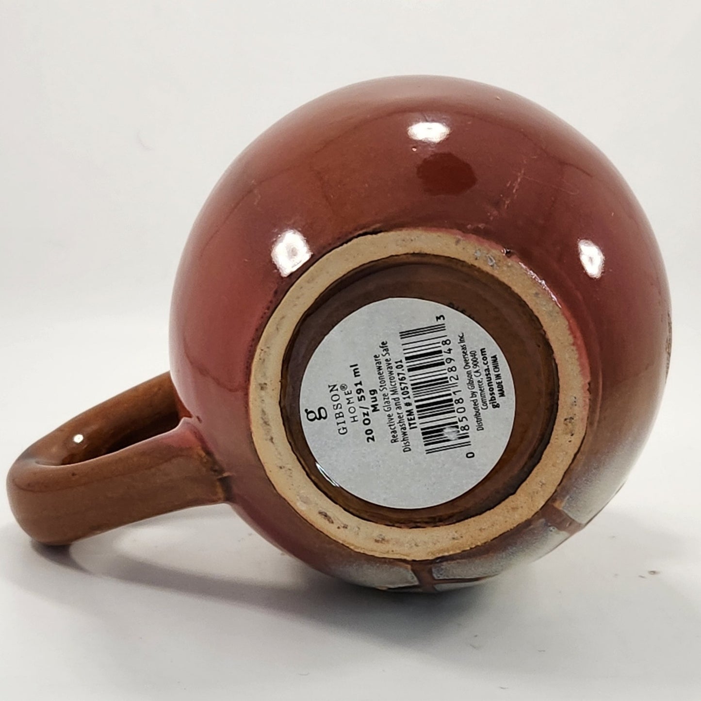 Gibson 3D Art Fox Shaped Reactive Glazed Stoneware Coffee Mug 20 oz | Home