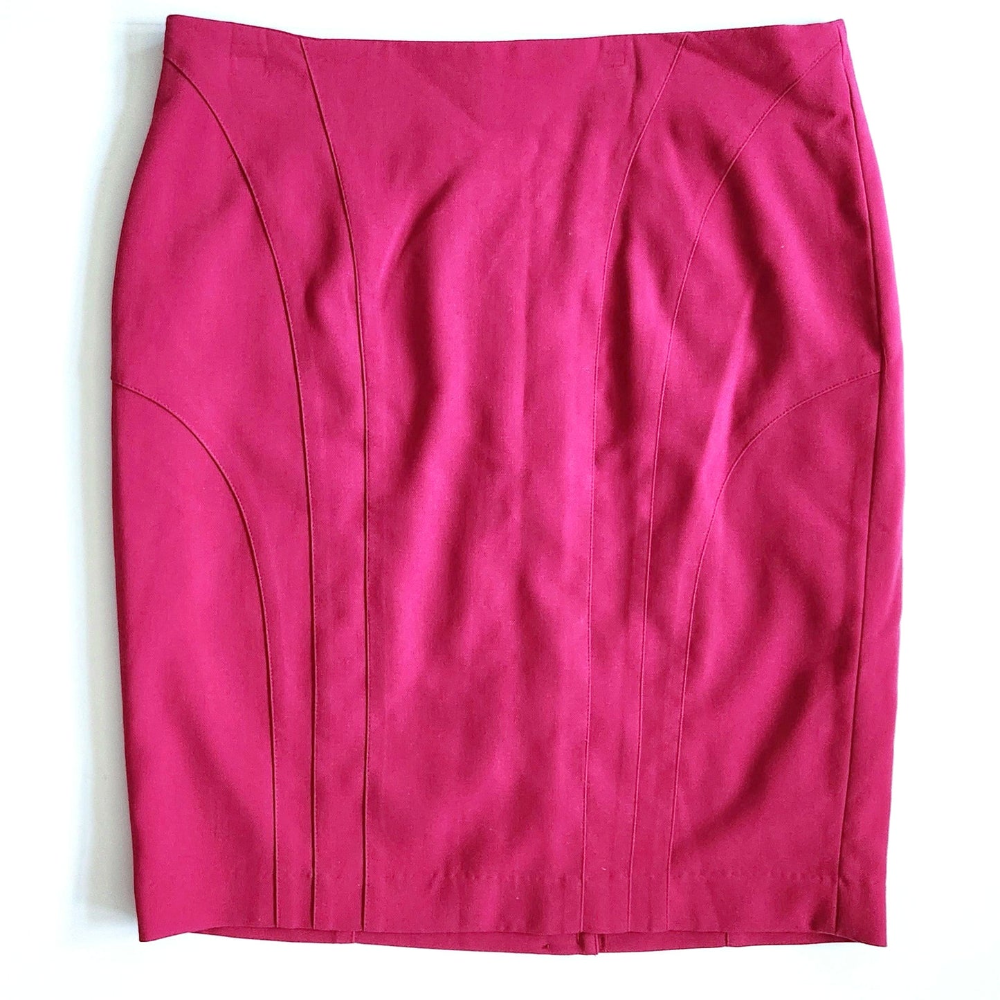 Banana Republic Ponte Seamed Pencil Skirt – Cerise Pink – Size 14 – NWT