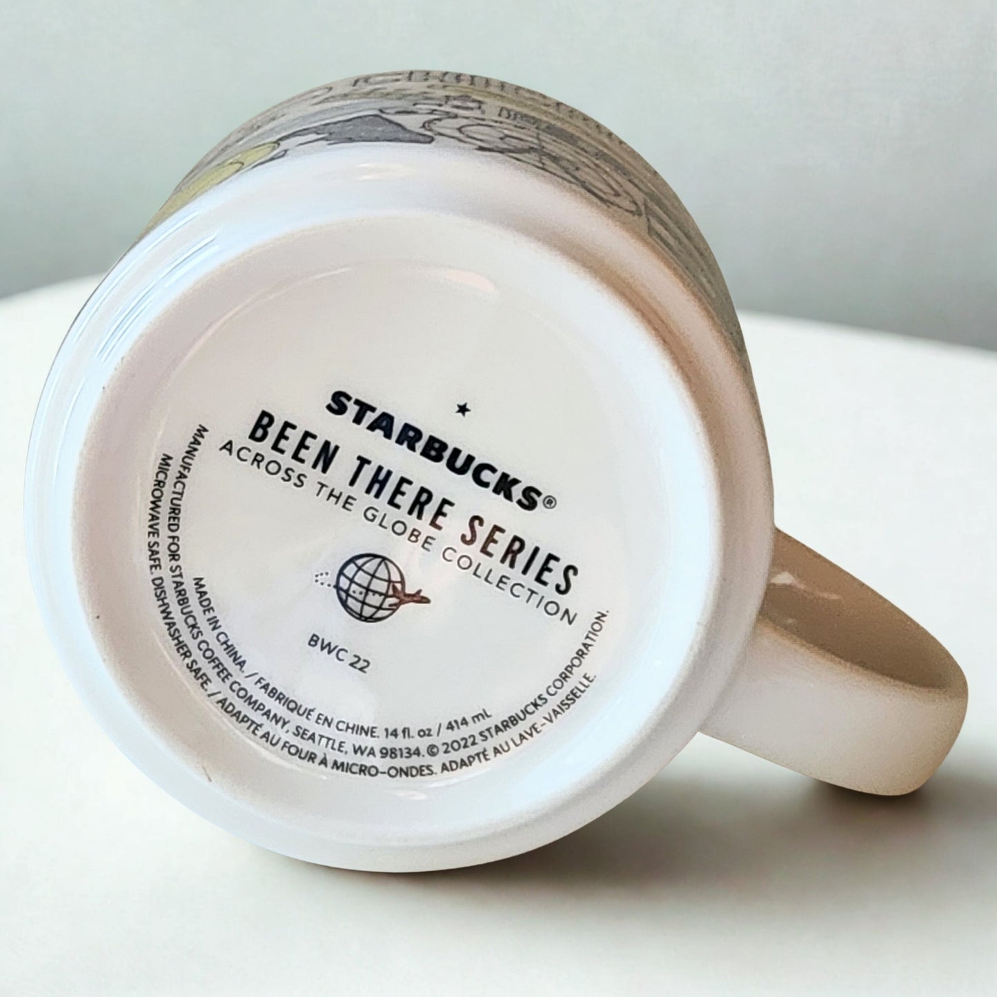Starbucks Chicago Been There Series Collectible Ceramic Blue Glazed Coffee Mug | Home