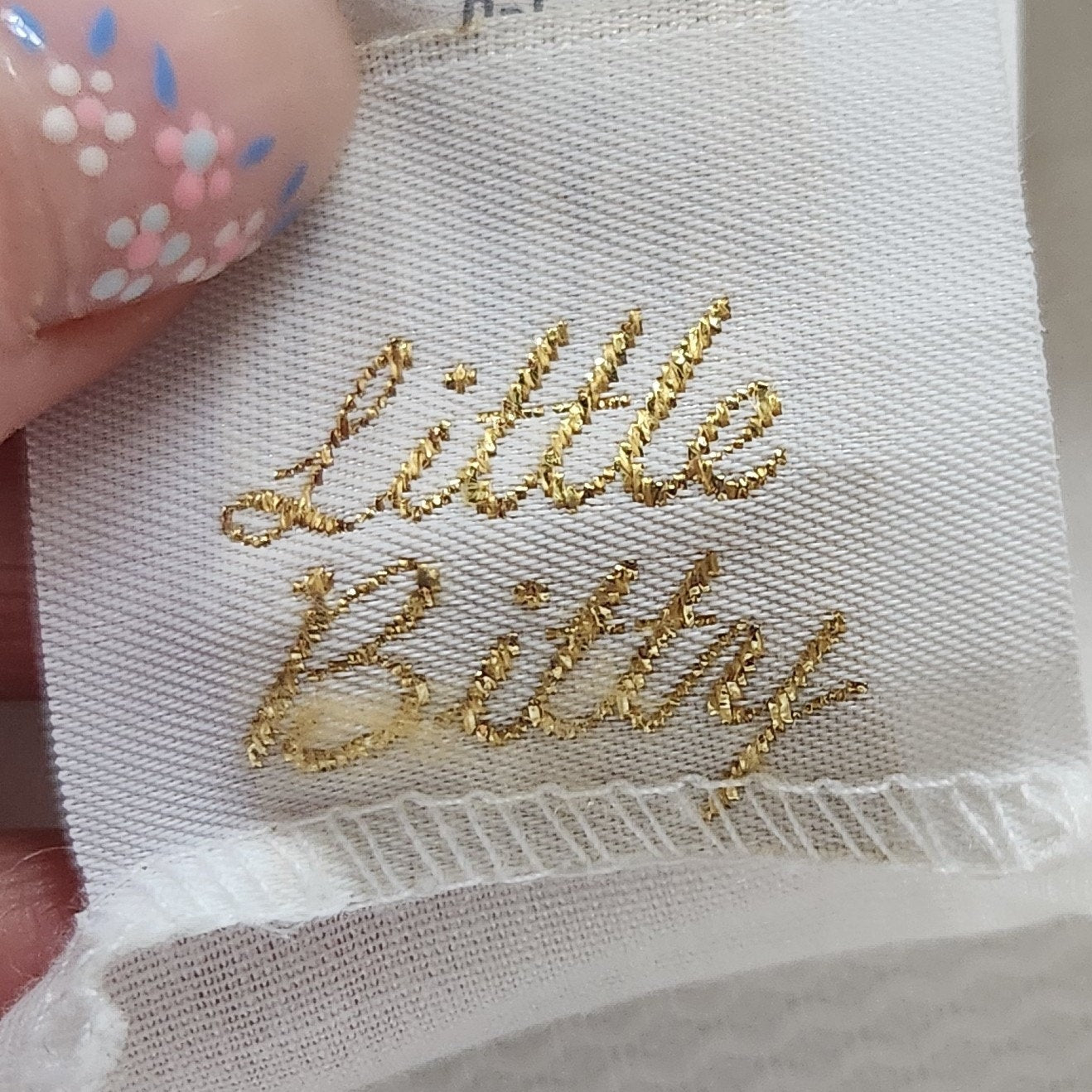 Little Bitty Vintage 1980s Baby Girls White Bear & Sailboat Dress Size 18 Months