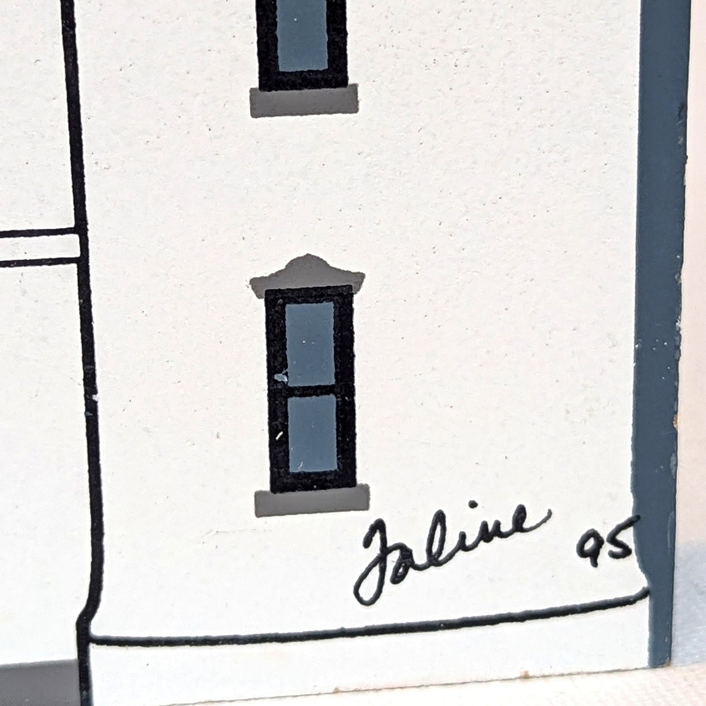 Cat's Meow Vintage 1990 Admiralty Head Lighthouse Signed 1995 Lighthouse Series