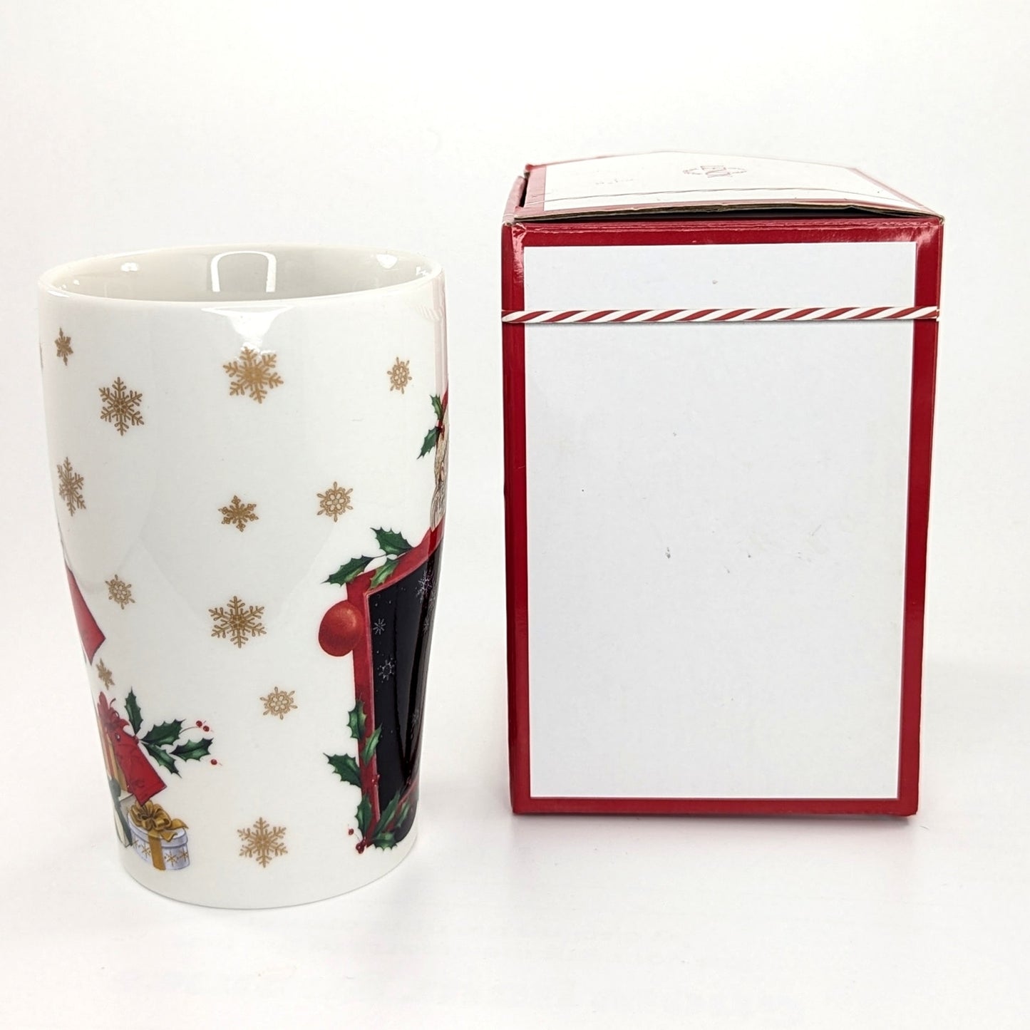 LENOX Christmas Heat Changing Santa Magic Mug 14 oz Coffee Cup NIB Holiday Gift