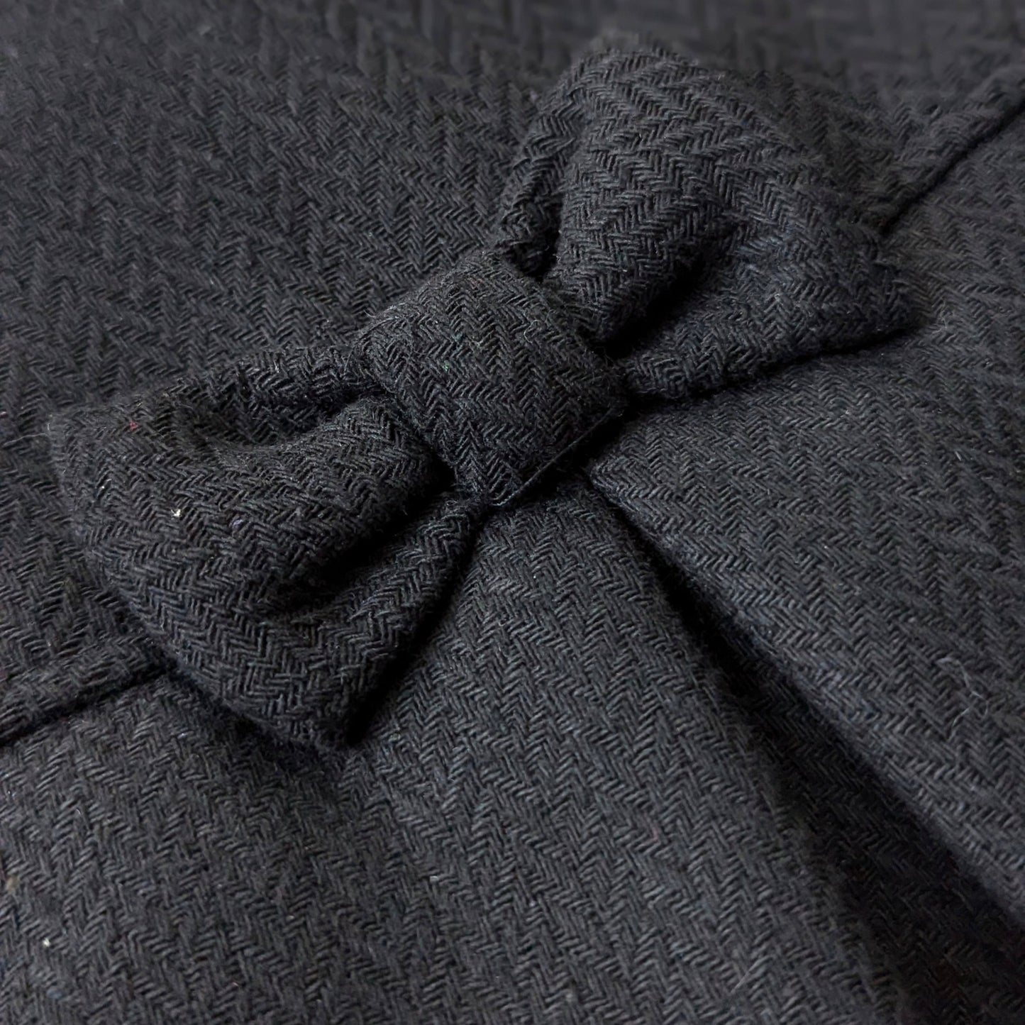Jillian's Closet Baby Girls Black Dress Coat with Back Bow Size 24 months