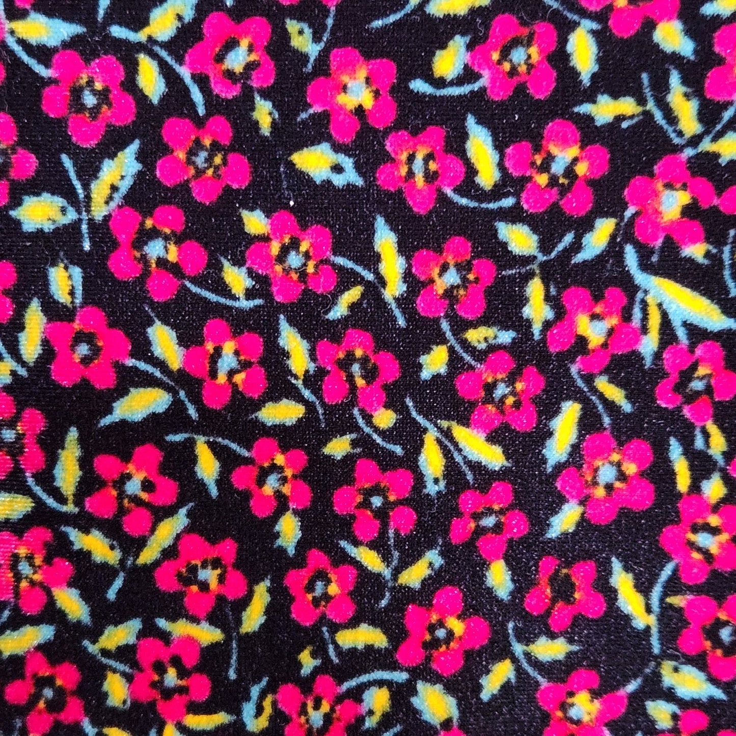 TOPSHOP Women's Bizzy Lizzy Velvet Red Floral Puff Sleeves Tea Dress Size 12