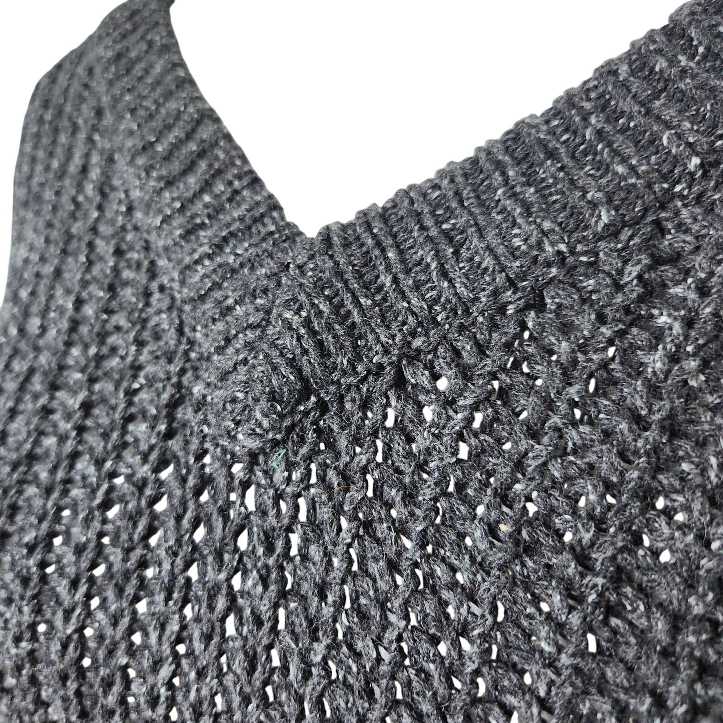 Madewell Pleat-Sleeve Pullover Sweater Ashland Slate | Italian Yarn Silk Blend Textured Knit | Women's Size XXS