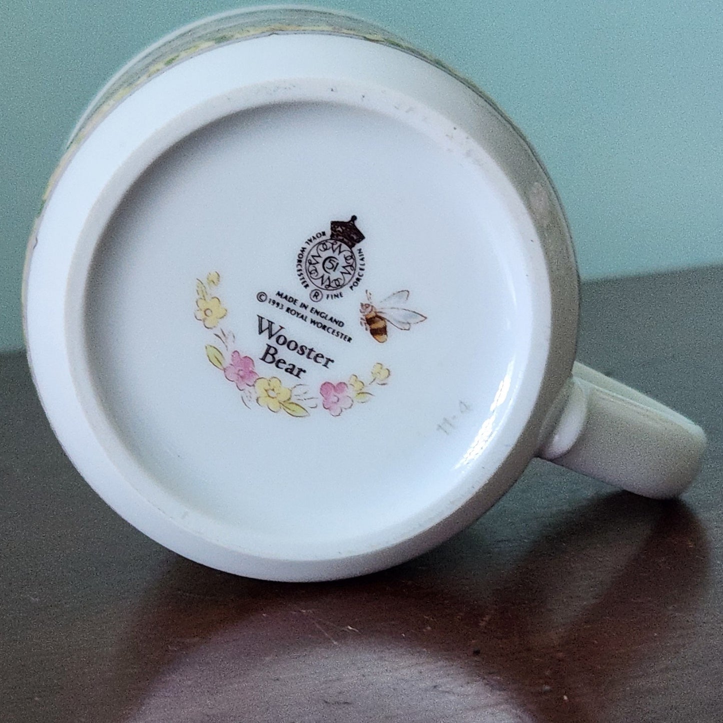 Royal Worcester Vintage 1993 Wooster Bear Child's Cup Collectible Ceramic Mug