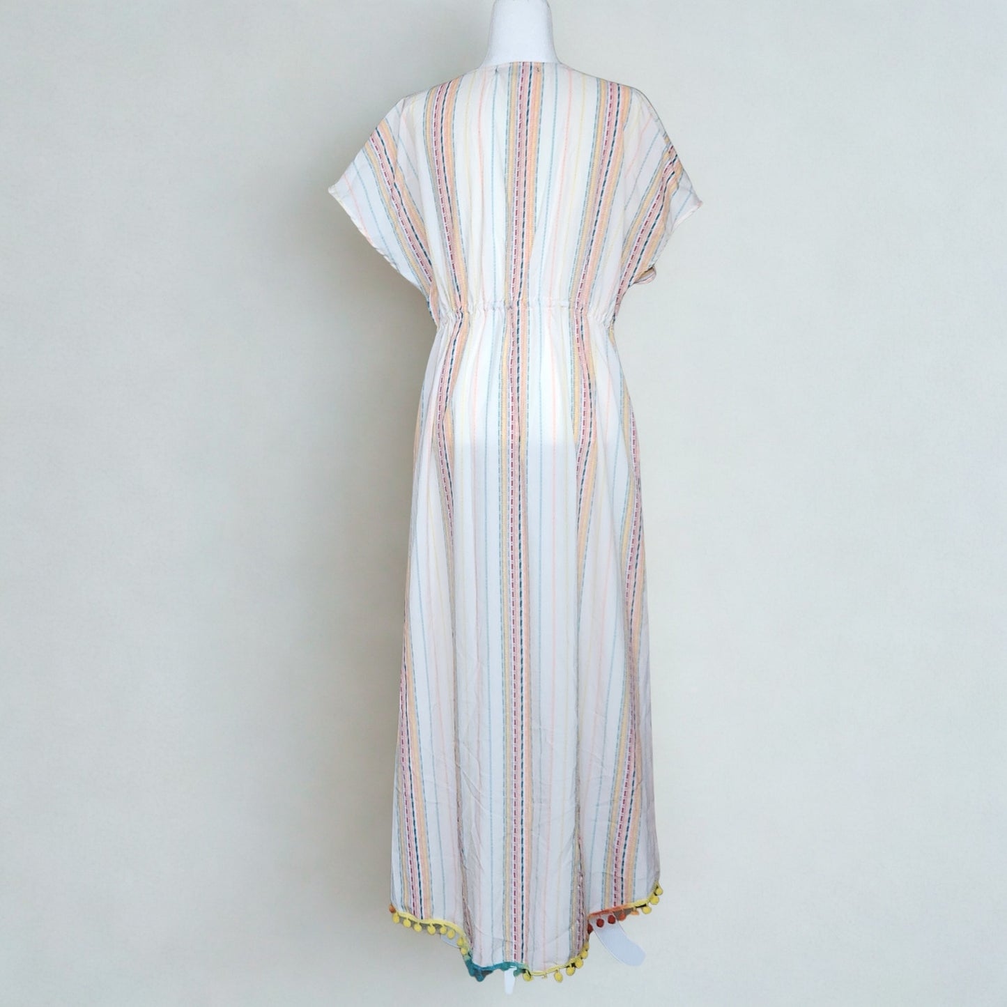 America & Beyond Women's Rainbow Sunshine Maxi Beach Cover-up Size XL