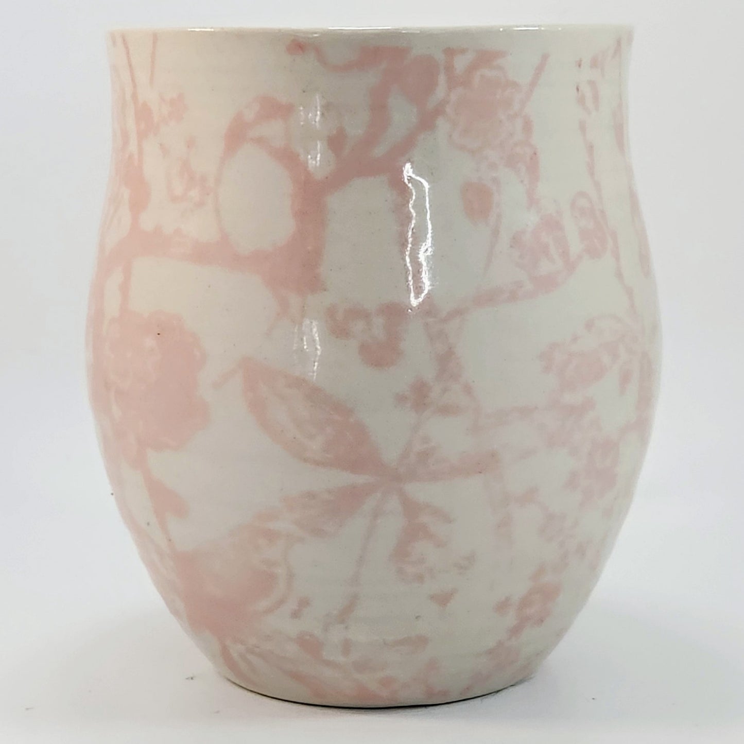 Anthropologie Homegrown Letter "a" Monogram Initial Mug Pink, Brown & White | Home