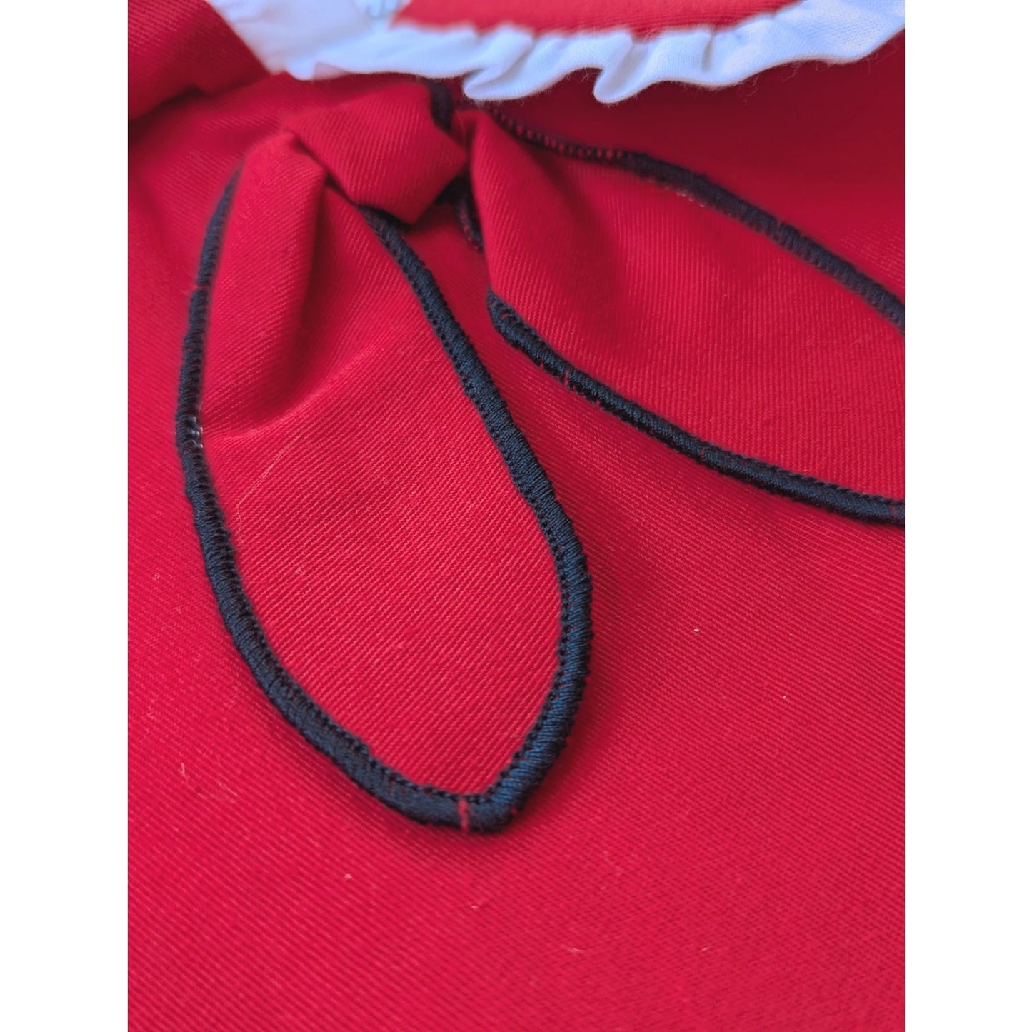 Miranda Baby Girls Red Ruffle Long Sleeve Dress Sz 24 mos NWT