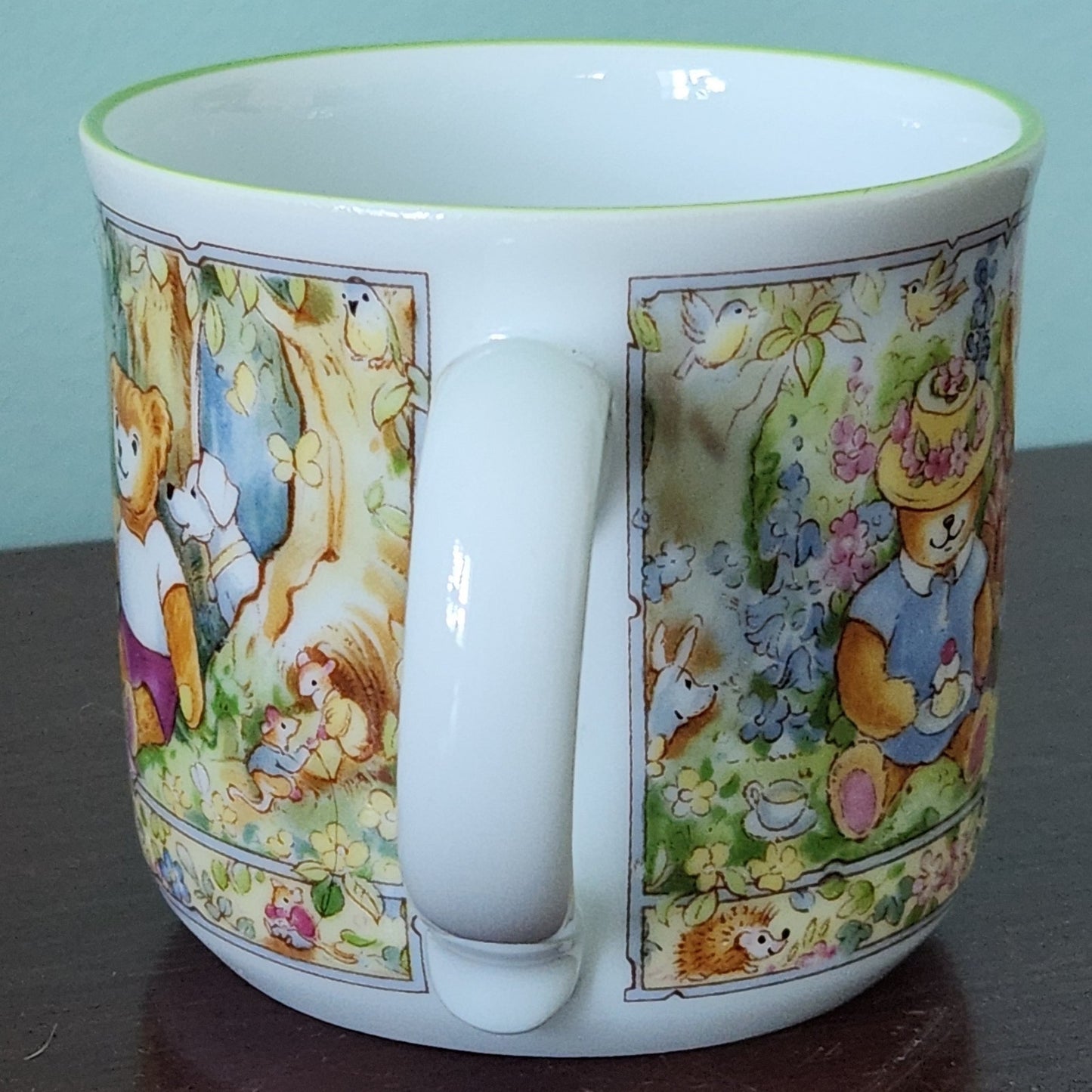 Royal Worcester Vintage 1993 Wooster Bear Child's Cup Collectible Ceramic Mug