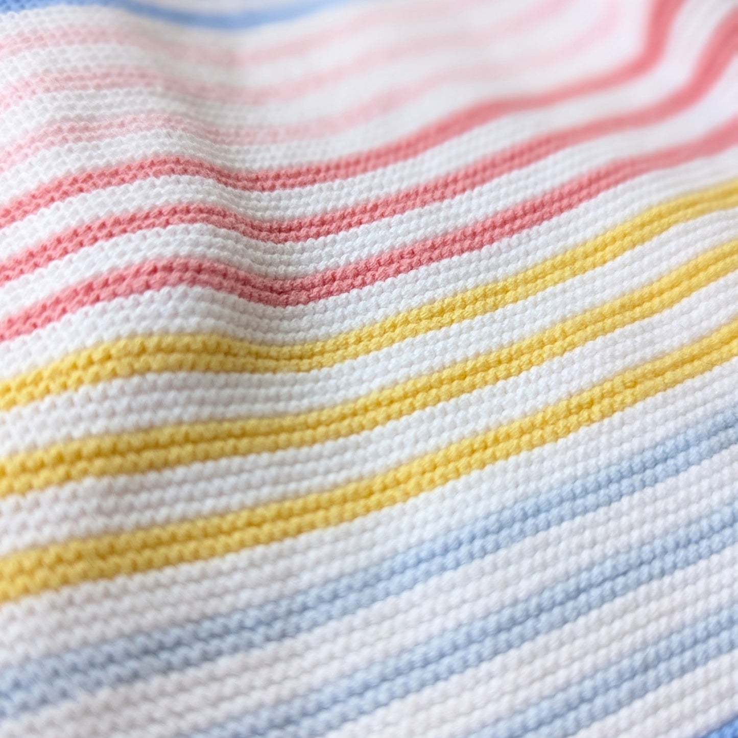 Little Me Rainbow Striped Cotton Sweater Long Sleeve Bodysuit Size 6 months EUC