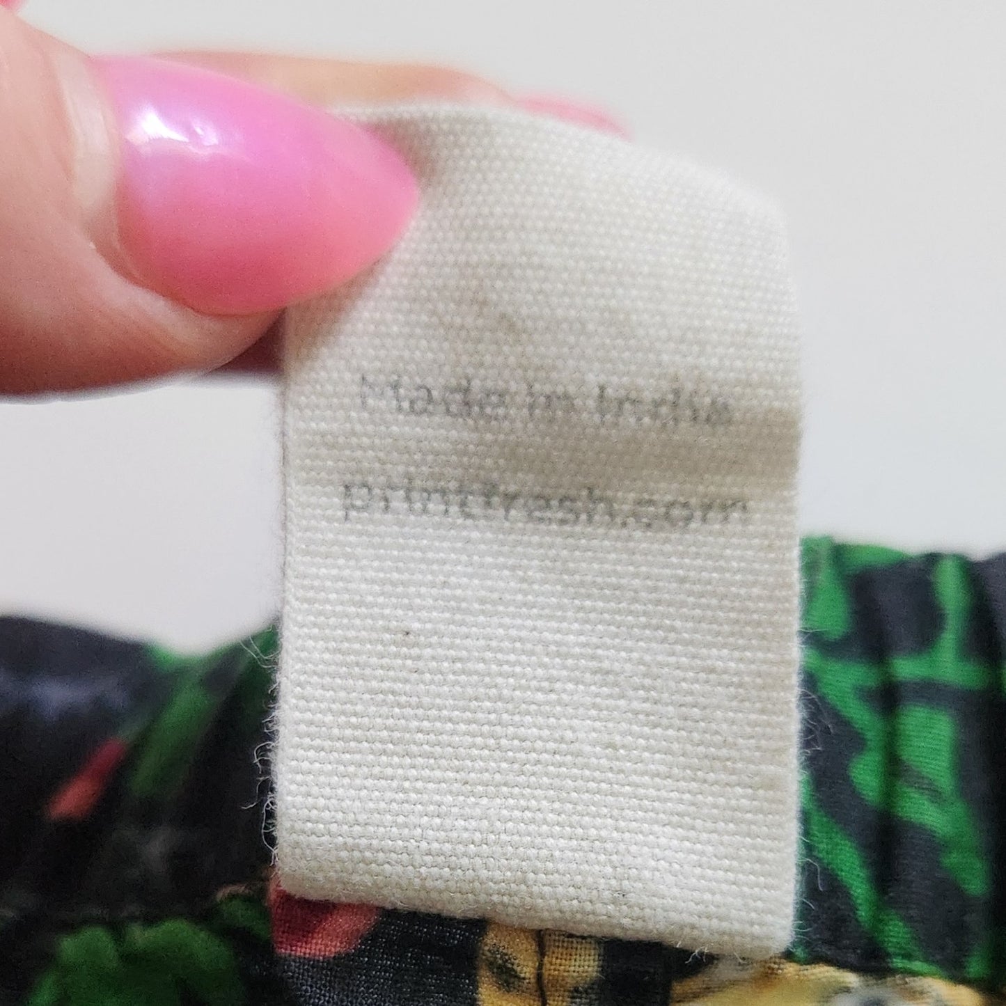Printfresh Women's Cropped PJ Pajama Pants Organic Cotton Bagheera Print Size XL
