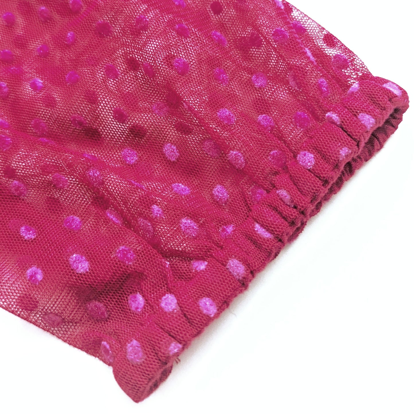 Mini Boden Girls Flocked Spot Winter Party Dress in Warm Cranberry Red – Size 13-14Y – NWT