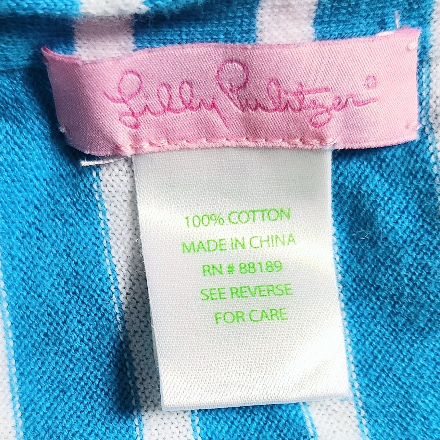 Lilly Pulitzer Women's Harp Wrap Poncho Sweater Turquoise Getaway Stripe One Size