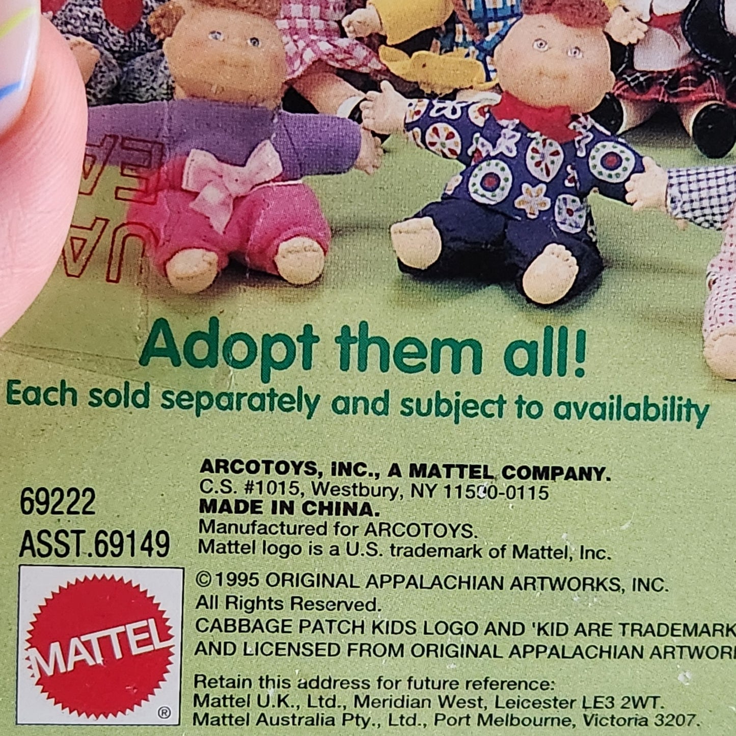 Vintage 1990s Cabbage Patch Kids Collectible Doll Lori Erica New in Original Box