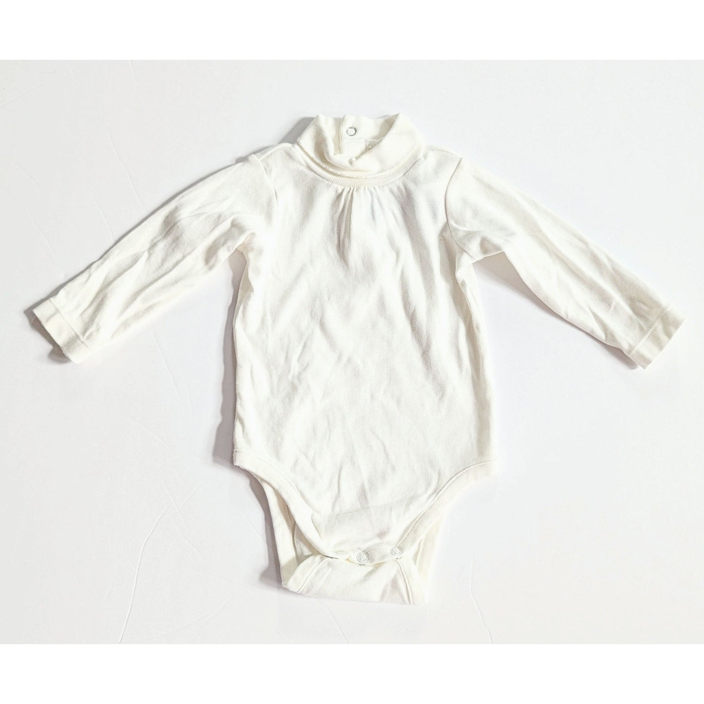 Jacadi Paris Baby Girls’ Pinafore Dress & Turtleneck Bodysuit | Size 6-9 Months