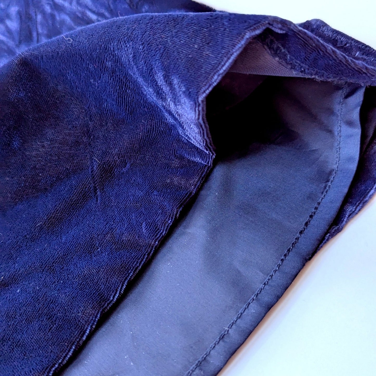 Janie and Jack Girls Blue Velvet Faux Fur Collar Bow Sleeves Dress Sz 4