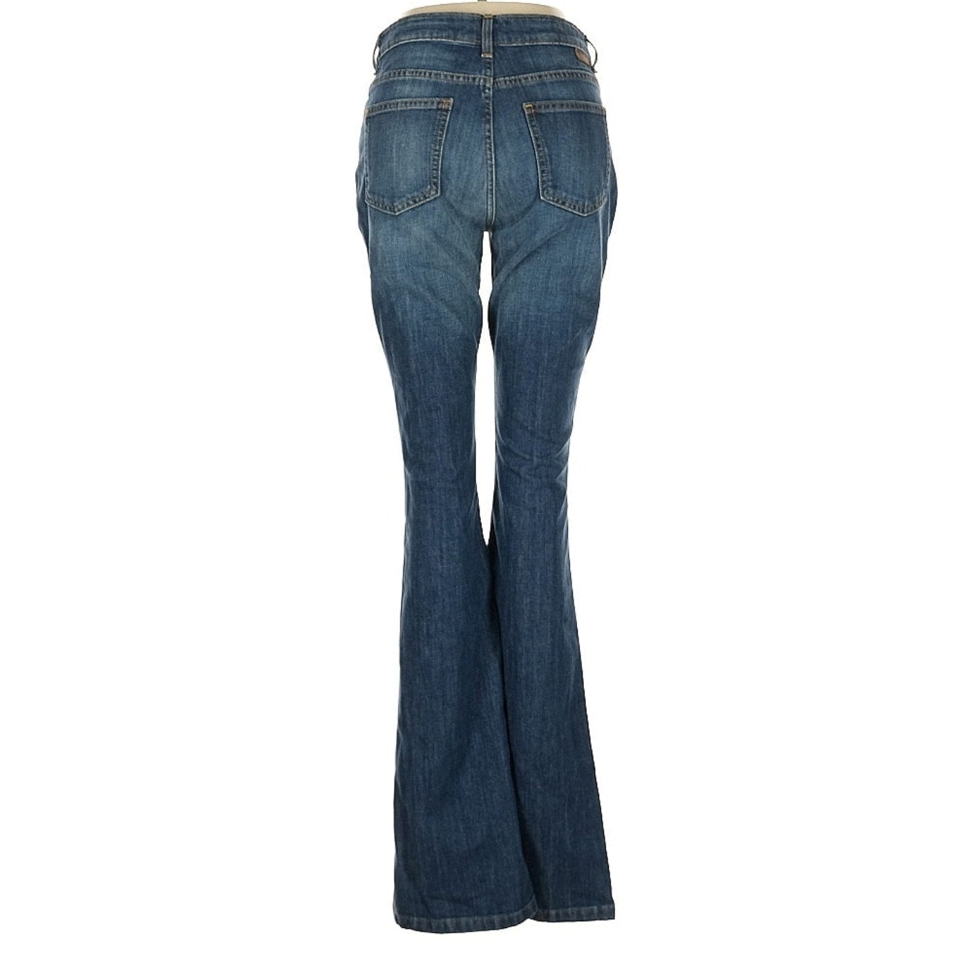 Boden Women's High Rise Flare Leg Boot Cut Indigo Blue Jeans Size 8L US | 12L UK