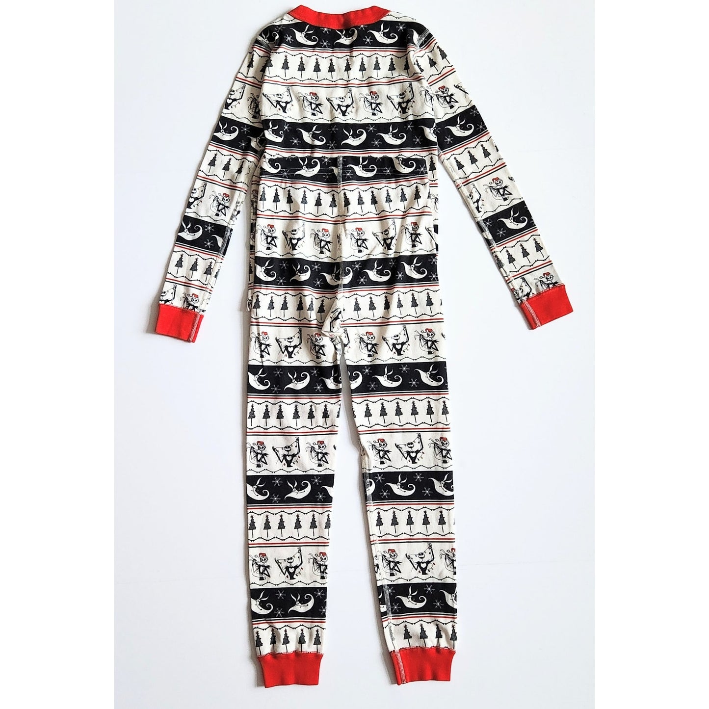 Hanna Andersson The Nightmare Before Christmas Fair Isle Long John PJs Sz 8