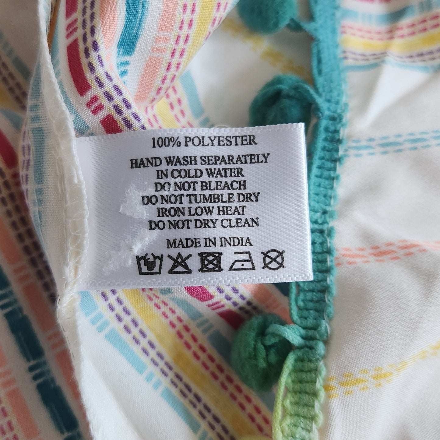 America & Beyond Women's Rainbow Sunshine Maxi Beach Cover-up Size XL