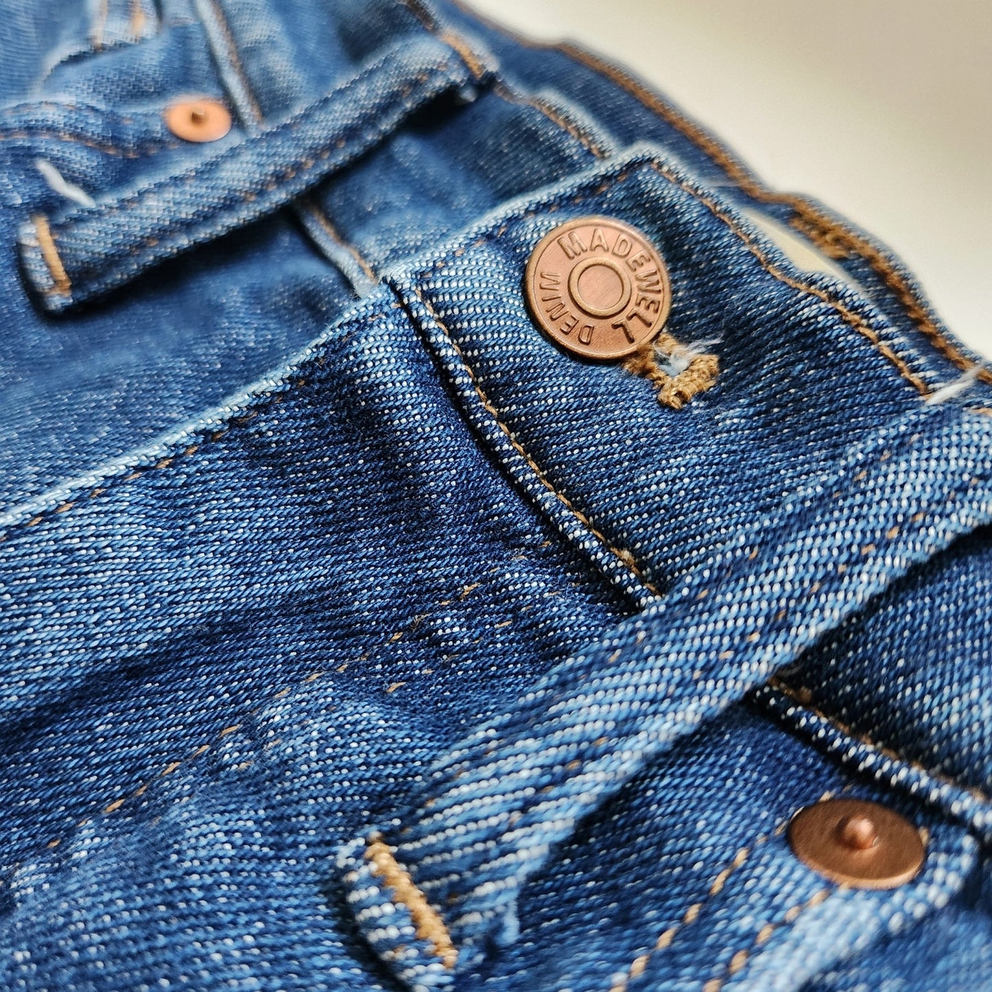 Madewell 10” High-Rise Skinny Jeans | Roz Wash Dark Denim Blue | Size 29