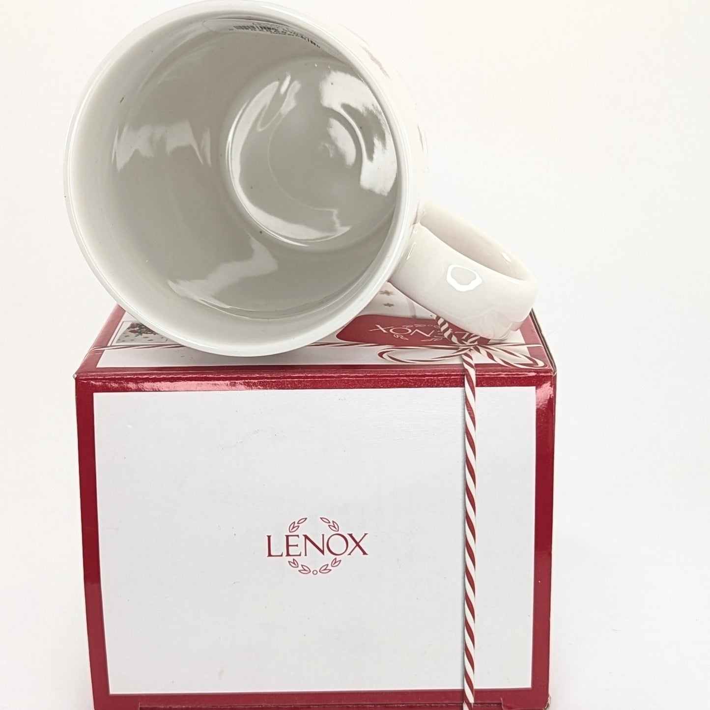 LENOX Christmas Heat Changing Santa Magic Mug 14 oz Coffee Cup NIB Holiday Gift