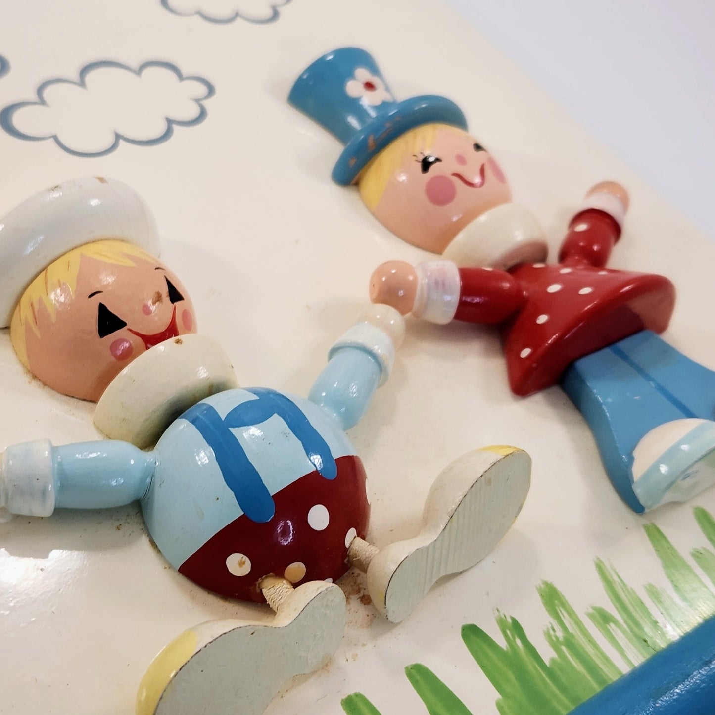 IRMI Originals Vintage 1950s Carnival Circus Clowns Wooden Nursery Wall Art | Home & Kids