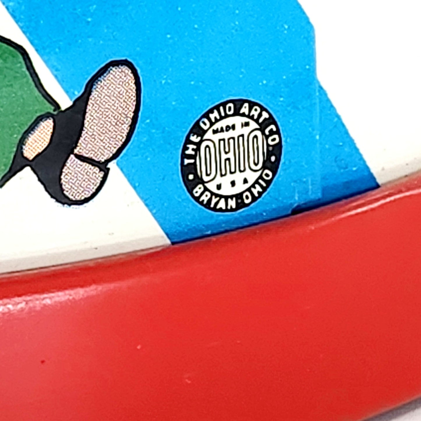 Vintage Ohio Art 6" Toy Drum 1950s Marching Band Collectible Kids Musical Toy