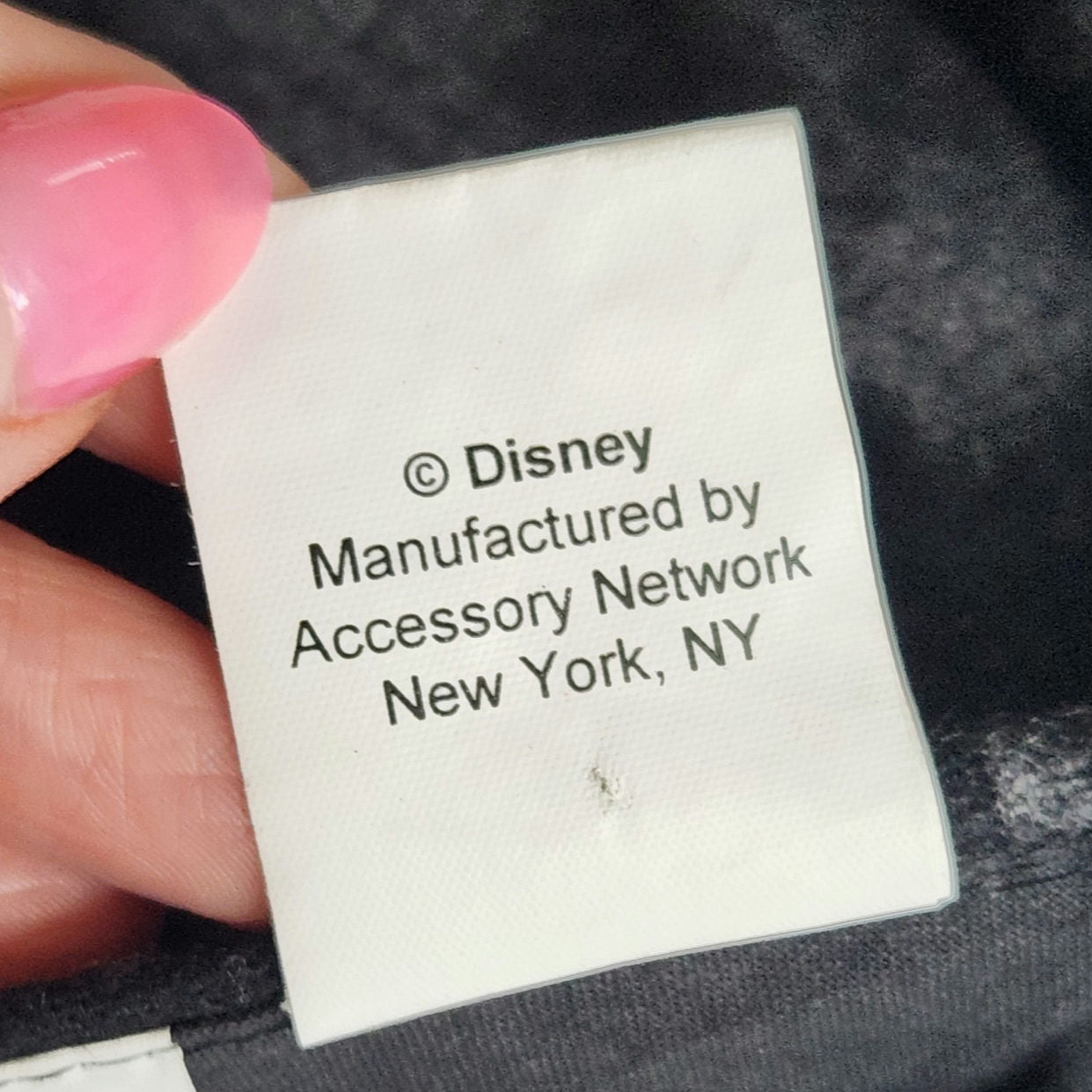 Disney Vintage 1990 Mickey & Minnie Mouse Gray & Black Wool Cap Stretch Fit OS