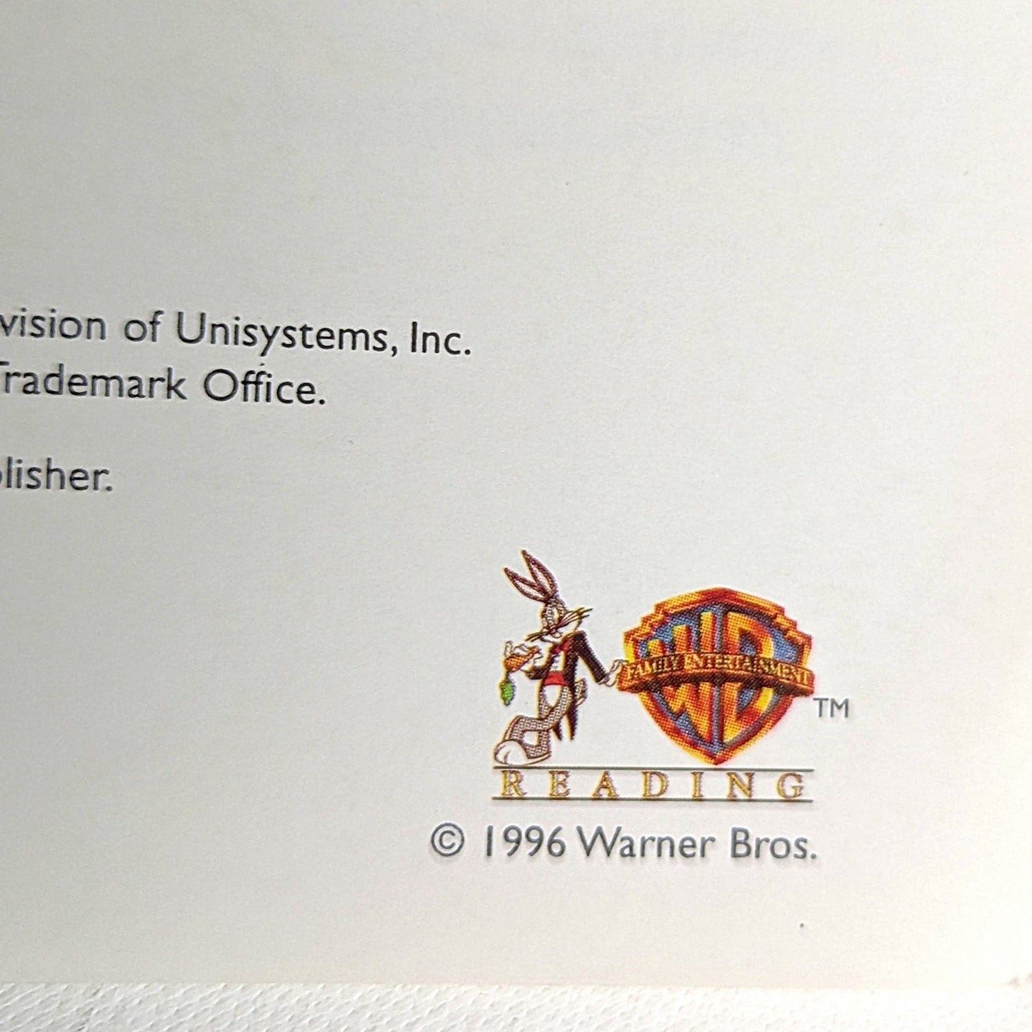 Warner Bros Vintage 1996 Space Jam Magic Eye Illusion Looney Tunes Book
