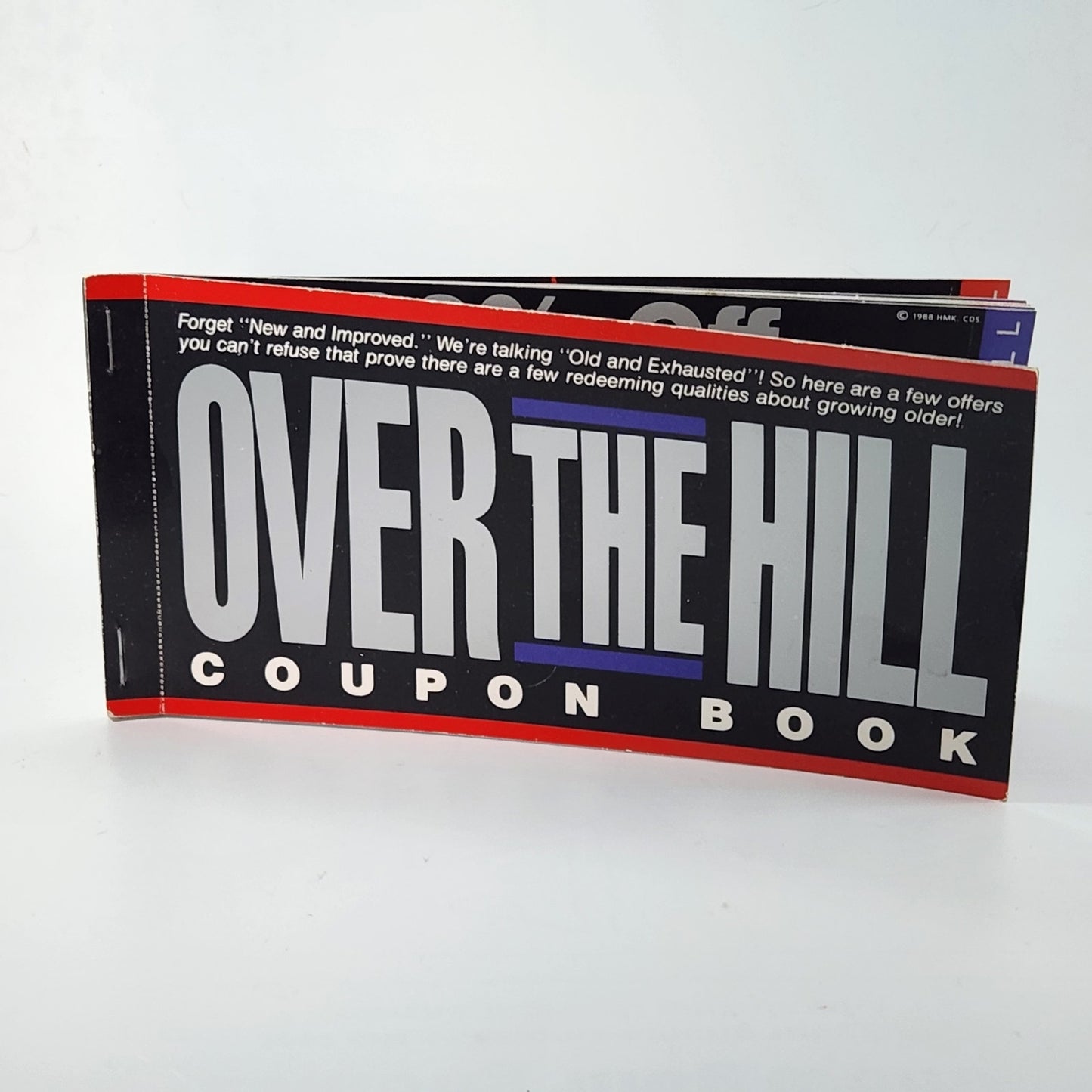 Vintage 1988 Hallmark "Over the Hill" Gag Coupon Book โ 80s Retro Birthday Gift