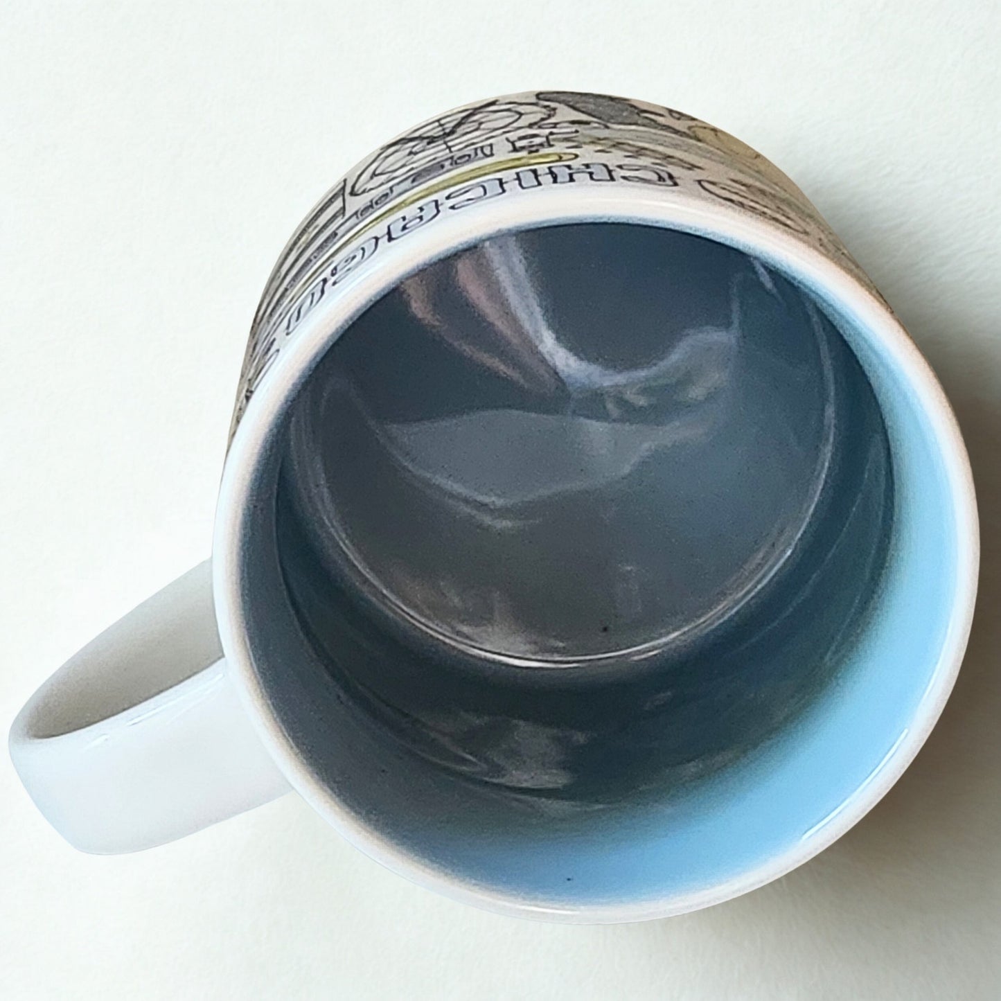 Starbucks Chicago Been There Series Collectible Ceramic Blue Glazed Coffee Mug | Home