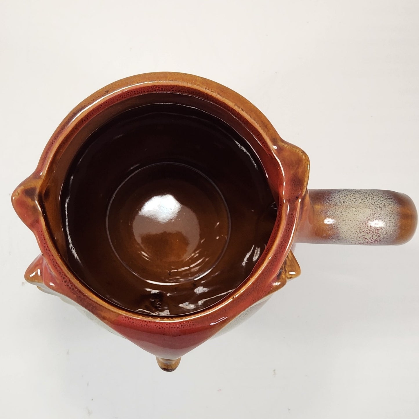 Gibson 3D Art Fox Shaped Reactive Glazed Stoneware Coffee Mug 20 oz | Home
