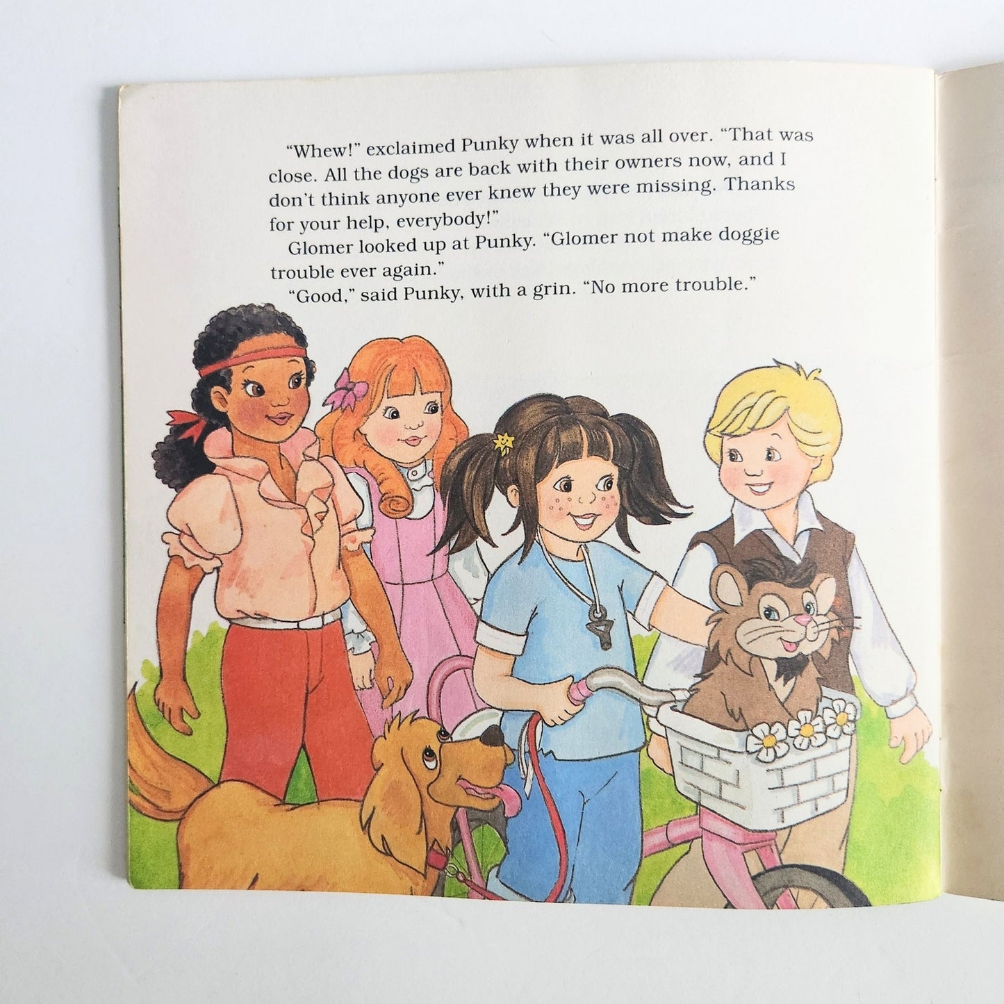 Simon & Schuster Vintage 1980s Paperback Kids Book Punky Brewster and the Great Dog Escape