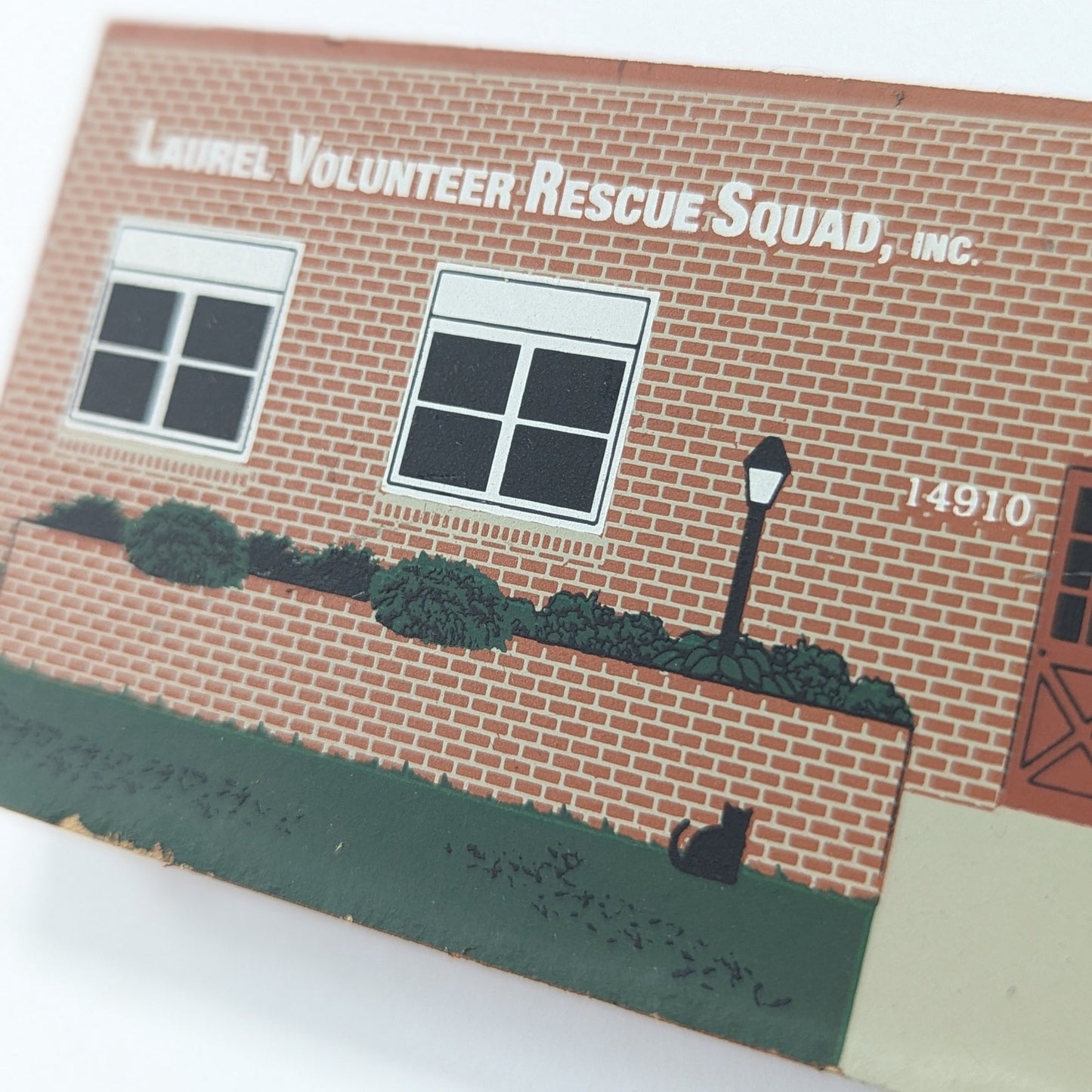 Cat's Meow Village Laurel Volunteer Rescue Squad Shelf Sitter Vintage 2004