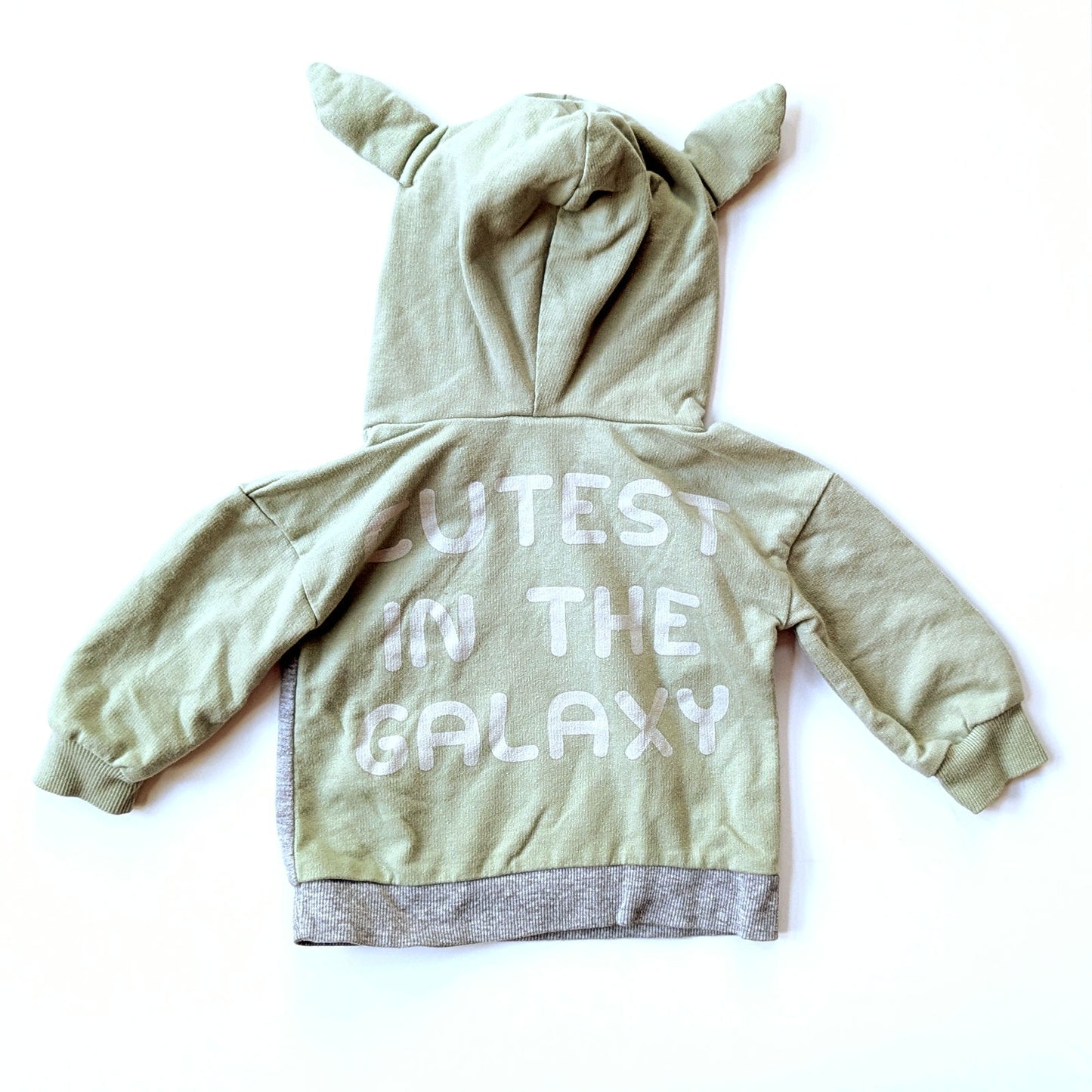 Star Wars Baby Yoda French Terry Pullover Hoodie Grogu The Child Size 12 months