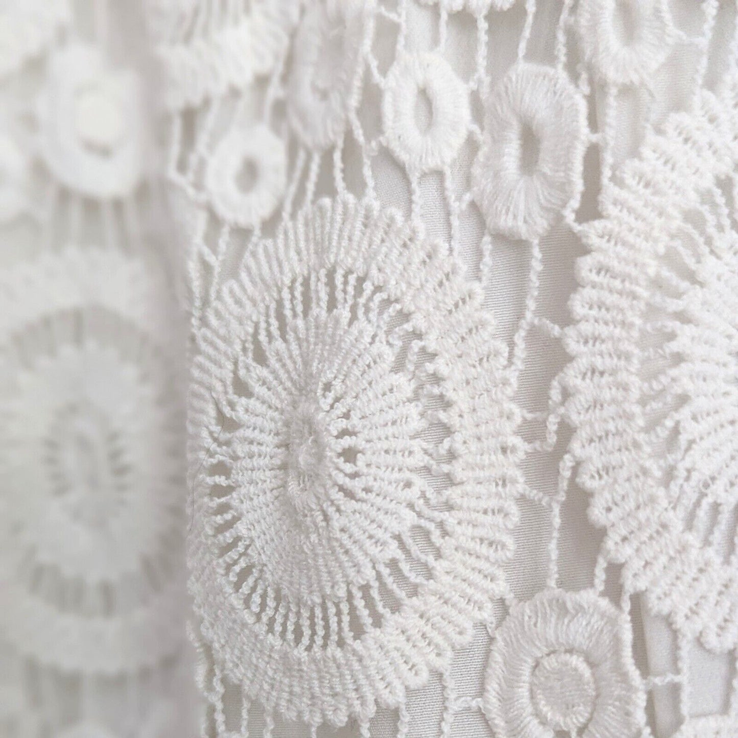 Southern Tide Isabel Grace Off Shoulder White Eyelet Lace Shift Dress Women’s Small Summer Bridal Boho Chic