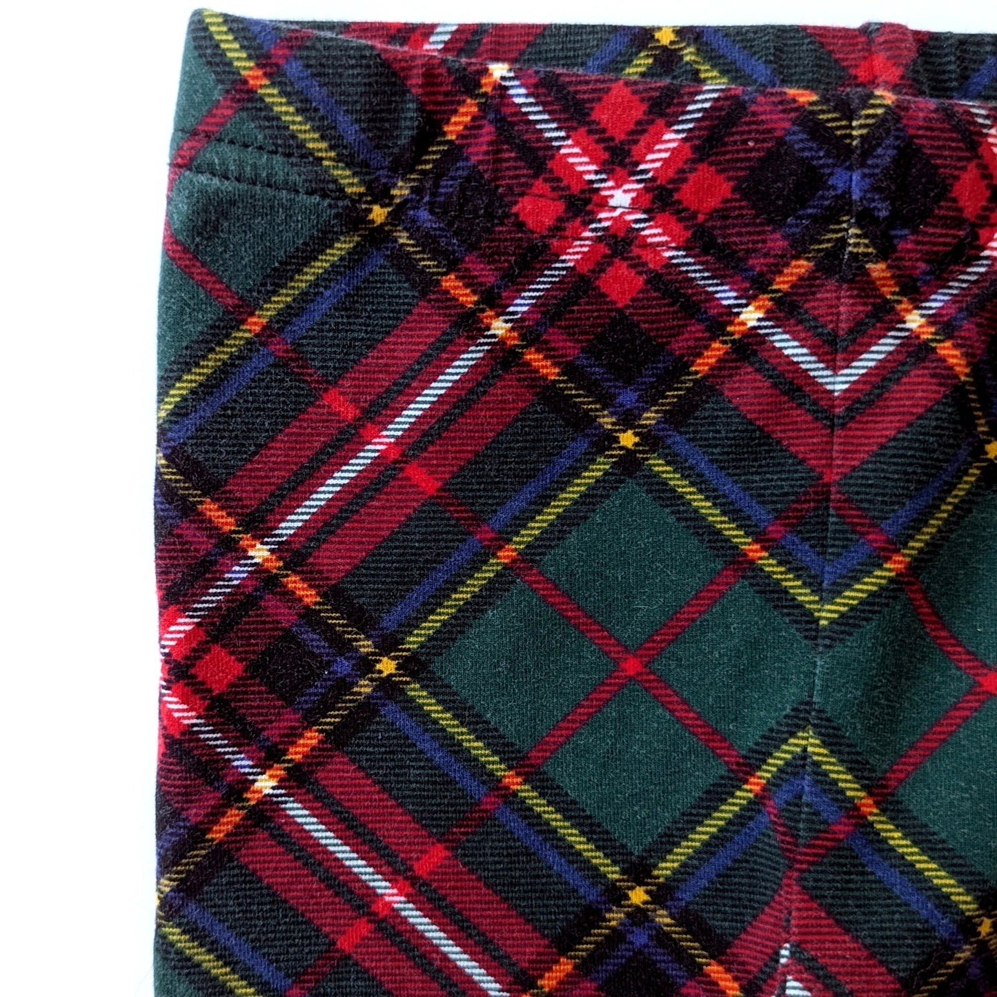 Ralph Lauren Red and green plaid leggings size 12 months