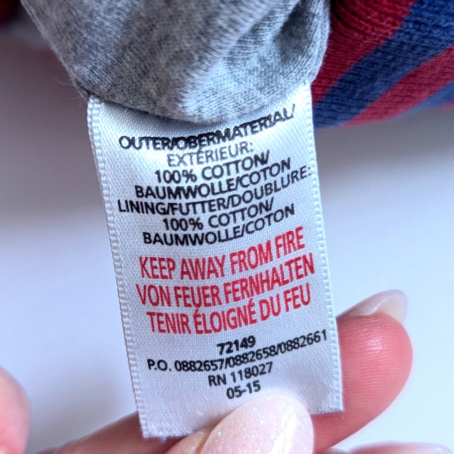 Vintage Y2K Baby Boden Blue Denim Jeans Pants Red Elastic Waistband Lined VGUC