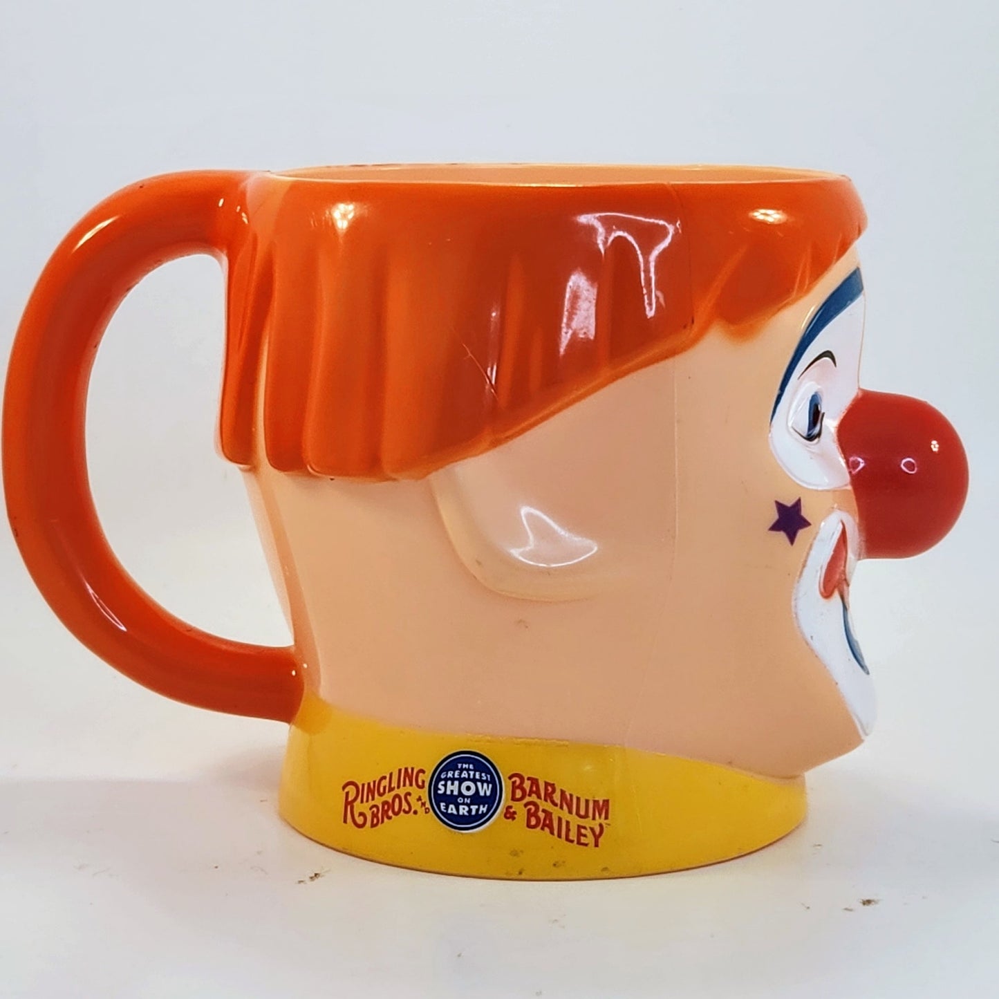 Ringling Brothers Barnum & Bailey Circus Clown & Elephant Plastic Flip Top Souvenir Cups | Home & Kids