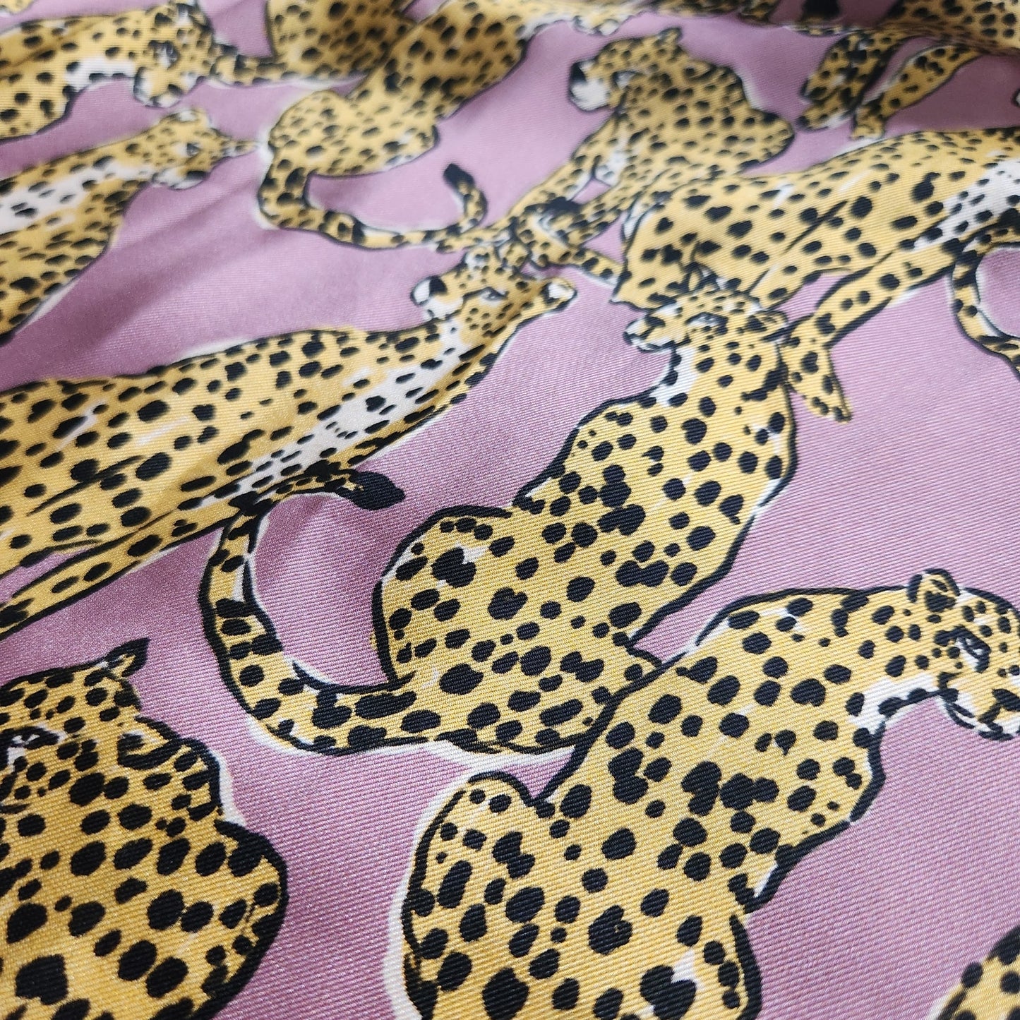 π Lavender Brown Mauve Pink Cheetah Print Mini Belted Dress β Women Size S
