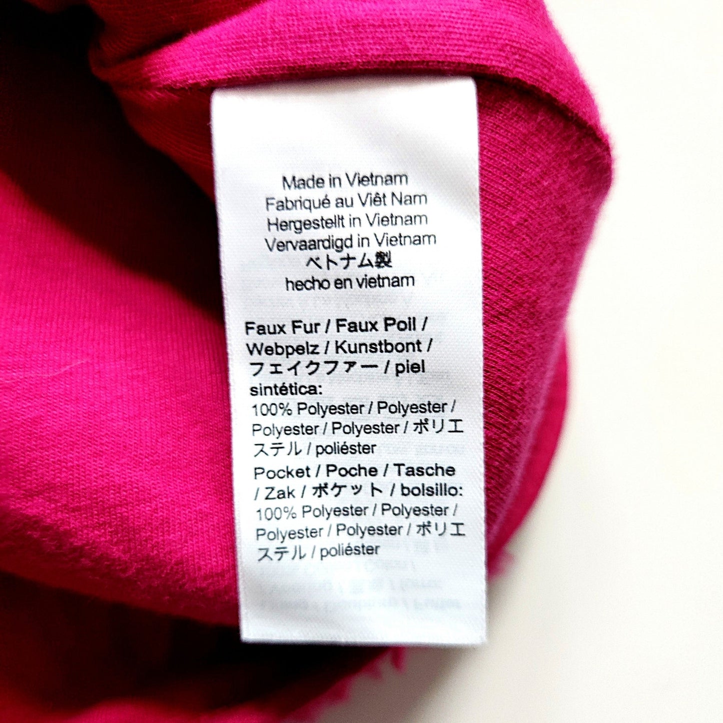 J.Crew Crewcuts Girls' Sherpa Fleece Magenta Snap Jacket Size XL Jersey Lined
