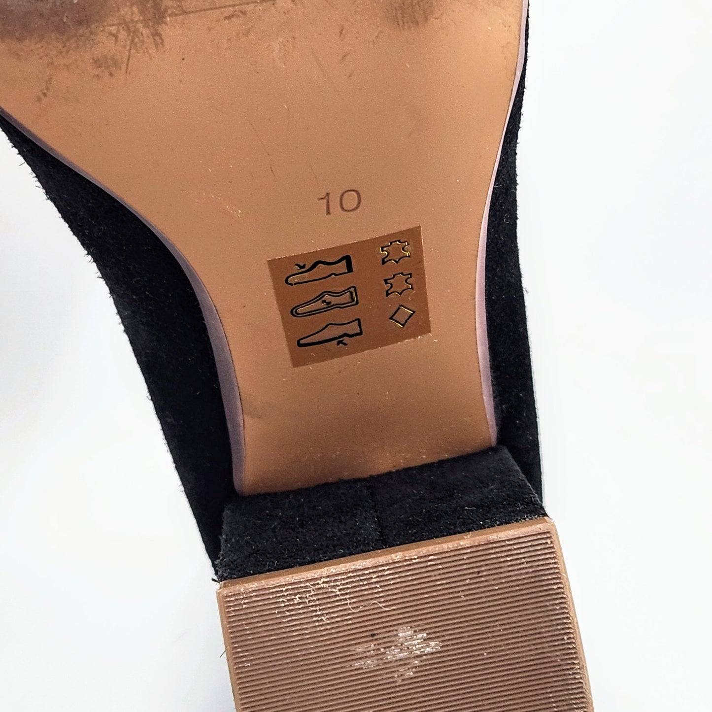 Madewell The Amalia Zip Ankle Boot in Suede True Black – Women's Size 10