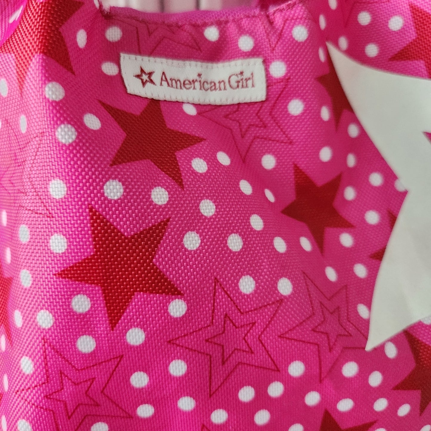 π American Girl Pink Doll Tote β Fits 2 Dolls! Pink Star Shoulder Bag π