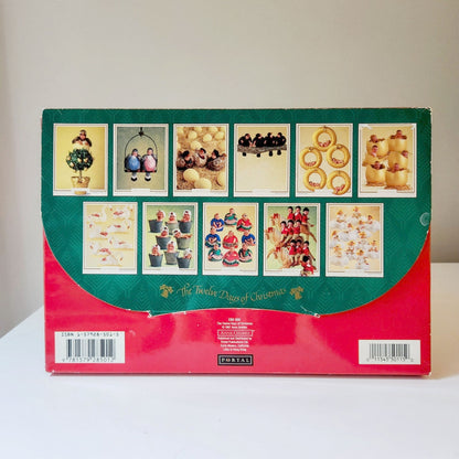 Anne Geddes Christmas Card Set – Vintage 1990s Greeting Cards Boxed Set – 24 Unused Cards w/ Envelopes – “Twelve Days of Christmas”